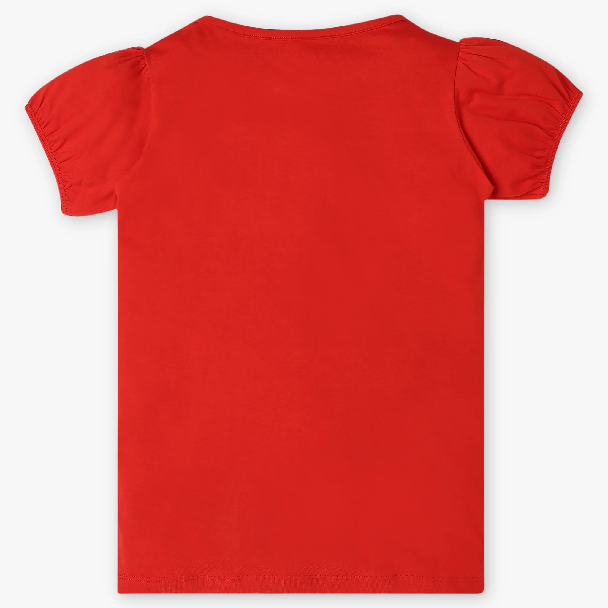 Girls Regular Fit Solid T-Shirt - Image 5