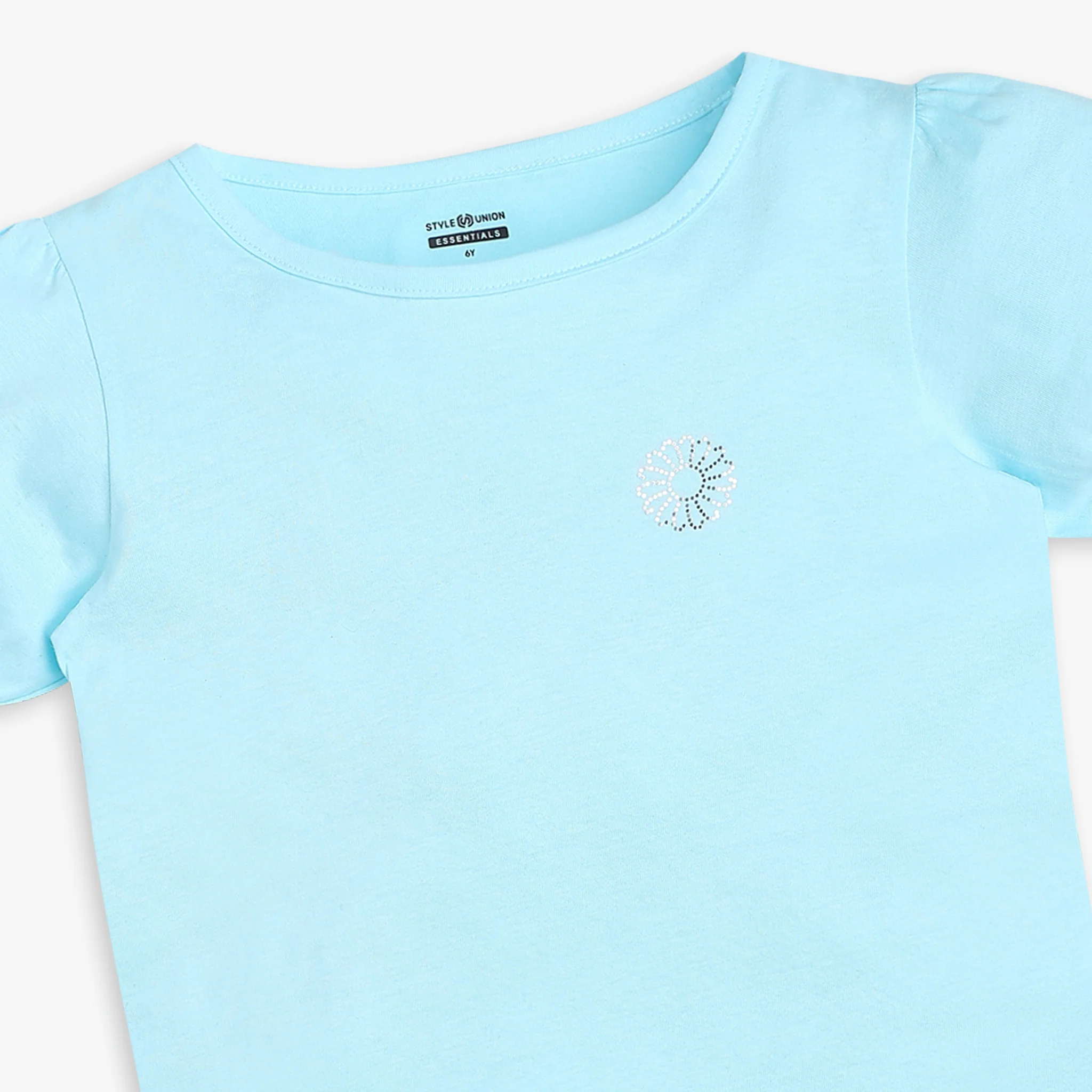 Girls Regular Fit Solid T-Shirt - Image 9