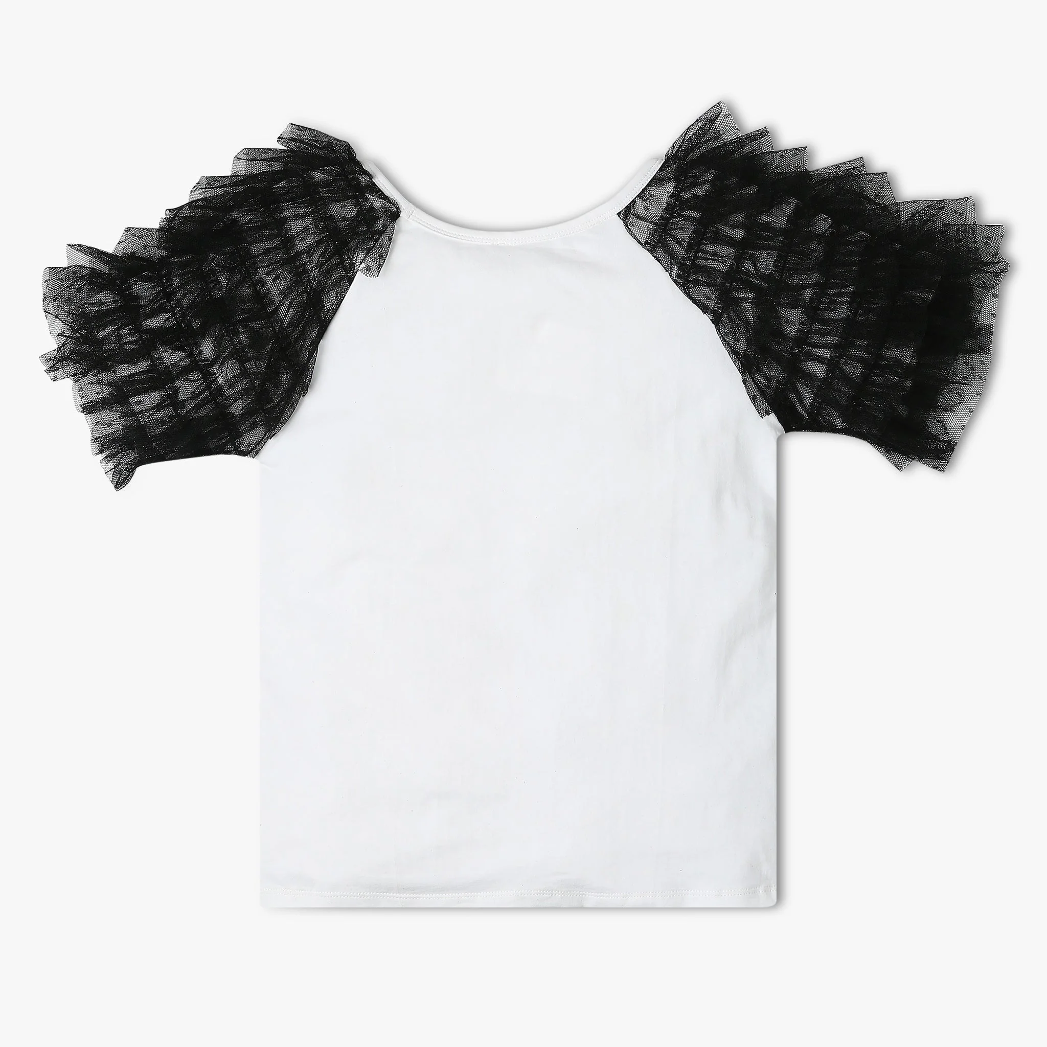Girl's Regular Fit Solid T-Shirt - Image 2
