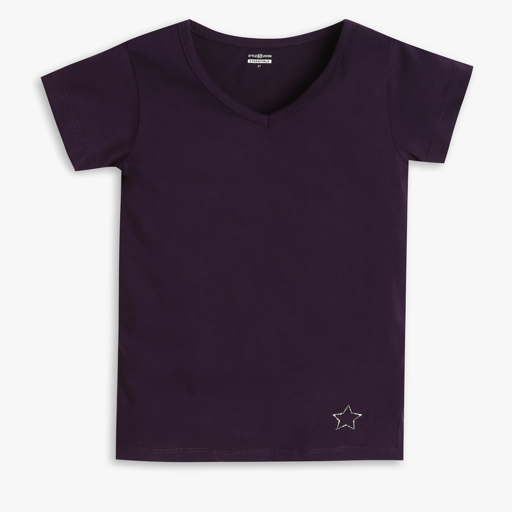 Girls Regular Fit Solid T-Shirt - Image 5