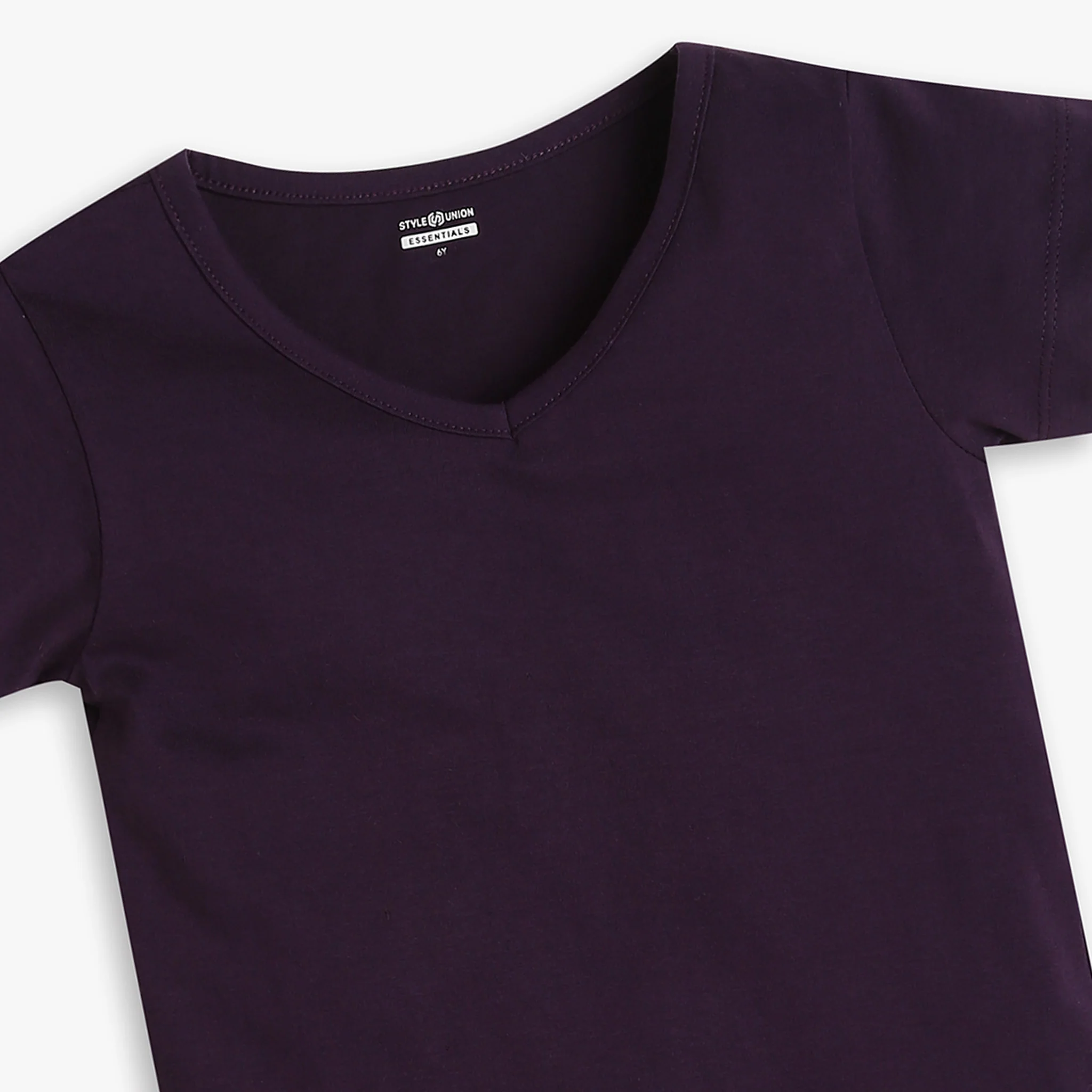 Girls Regular Fit Solid T-Shirt - Image 7