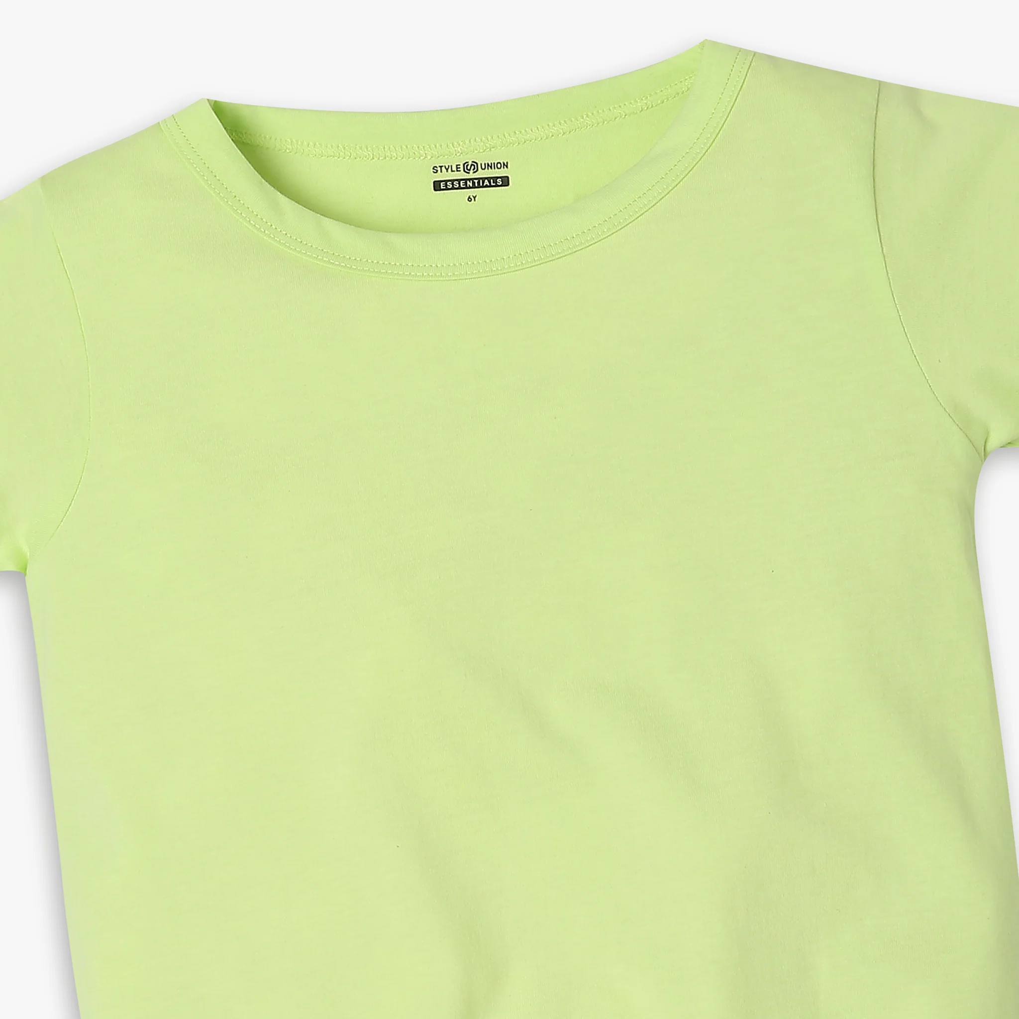 Girls Regular Fit Solid T-Shirt - Image 6