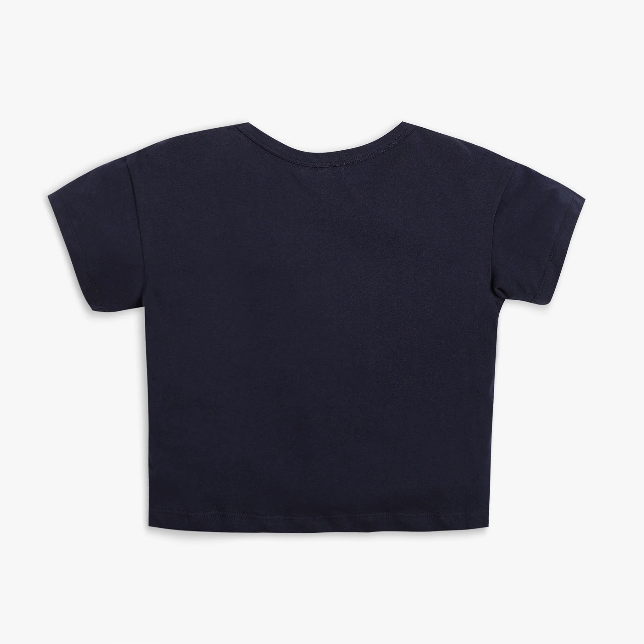 Girls Regular Fit Solid T-Shirt - Image 2