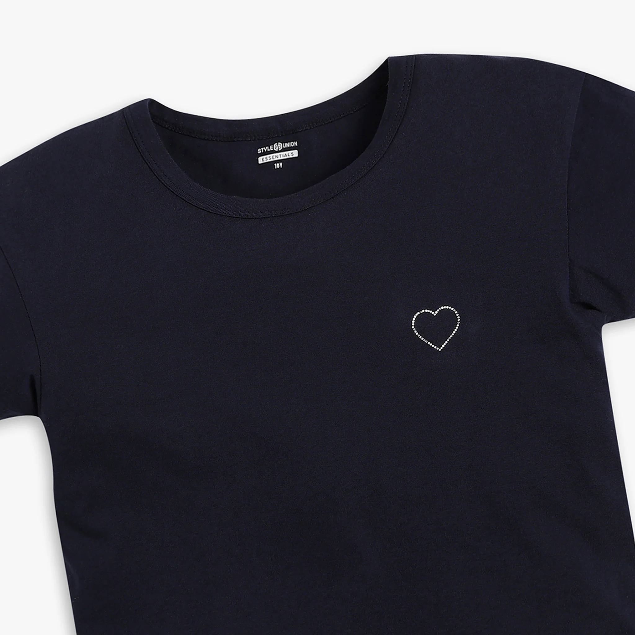 Girls Regular Fit Solid T-Shirt - Image 3