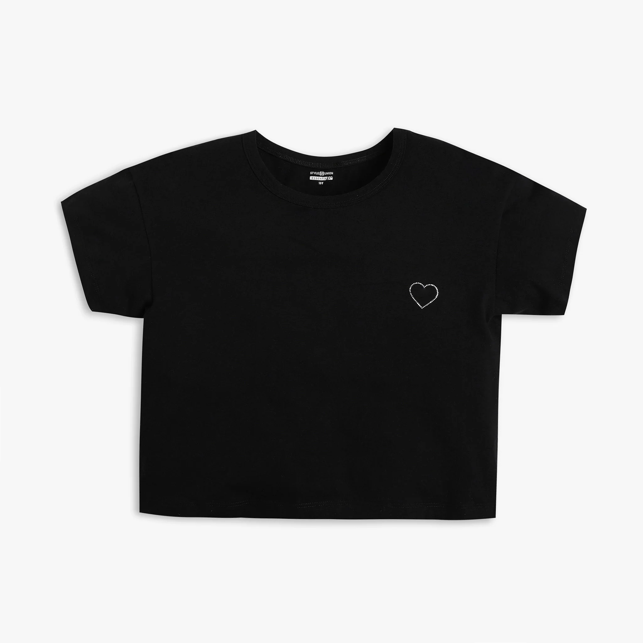 Girls Regular Fit Solid T-Shirt - Image 4