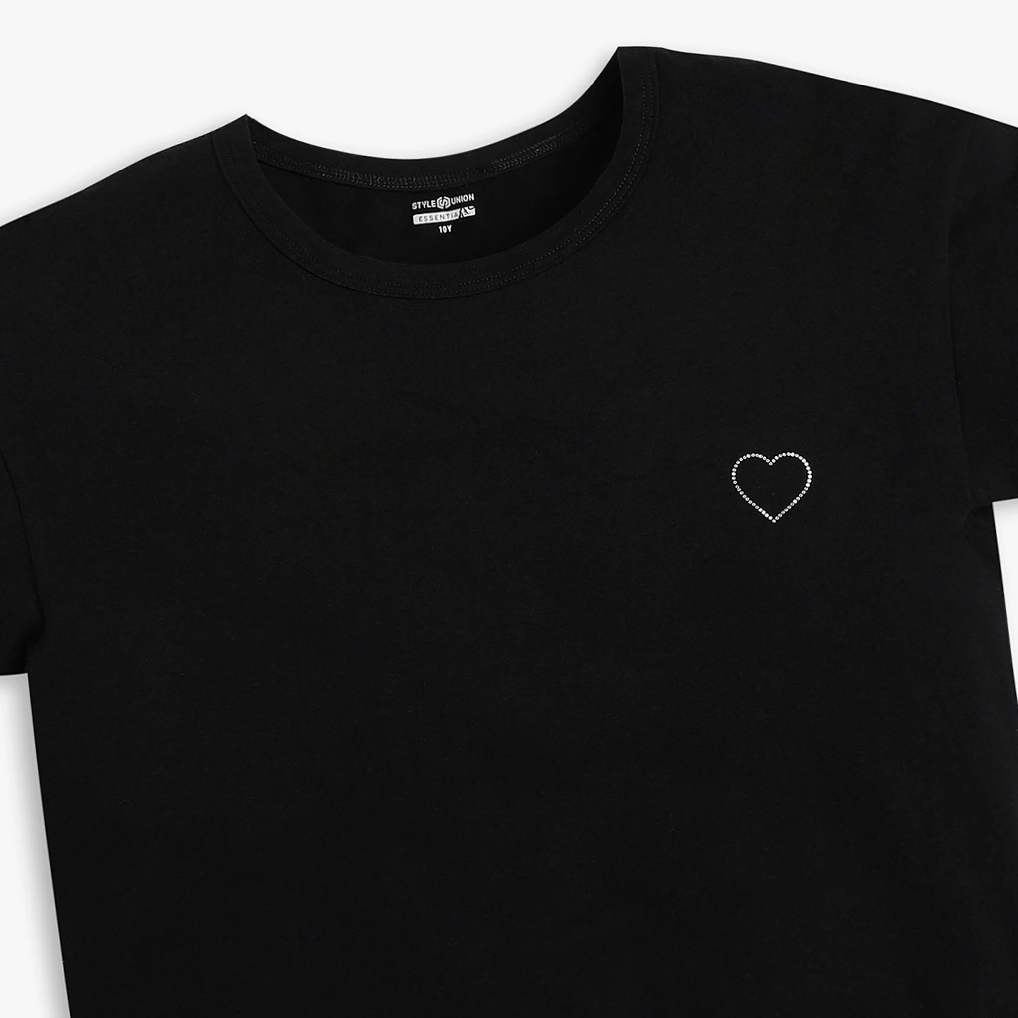 Girls Regular Fit Solid T-Shirt - Image 6