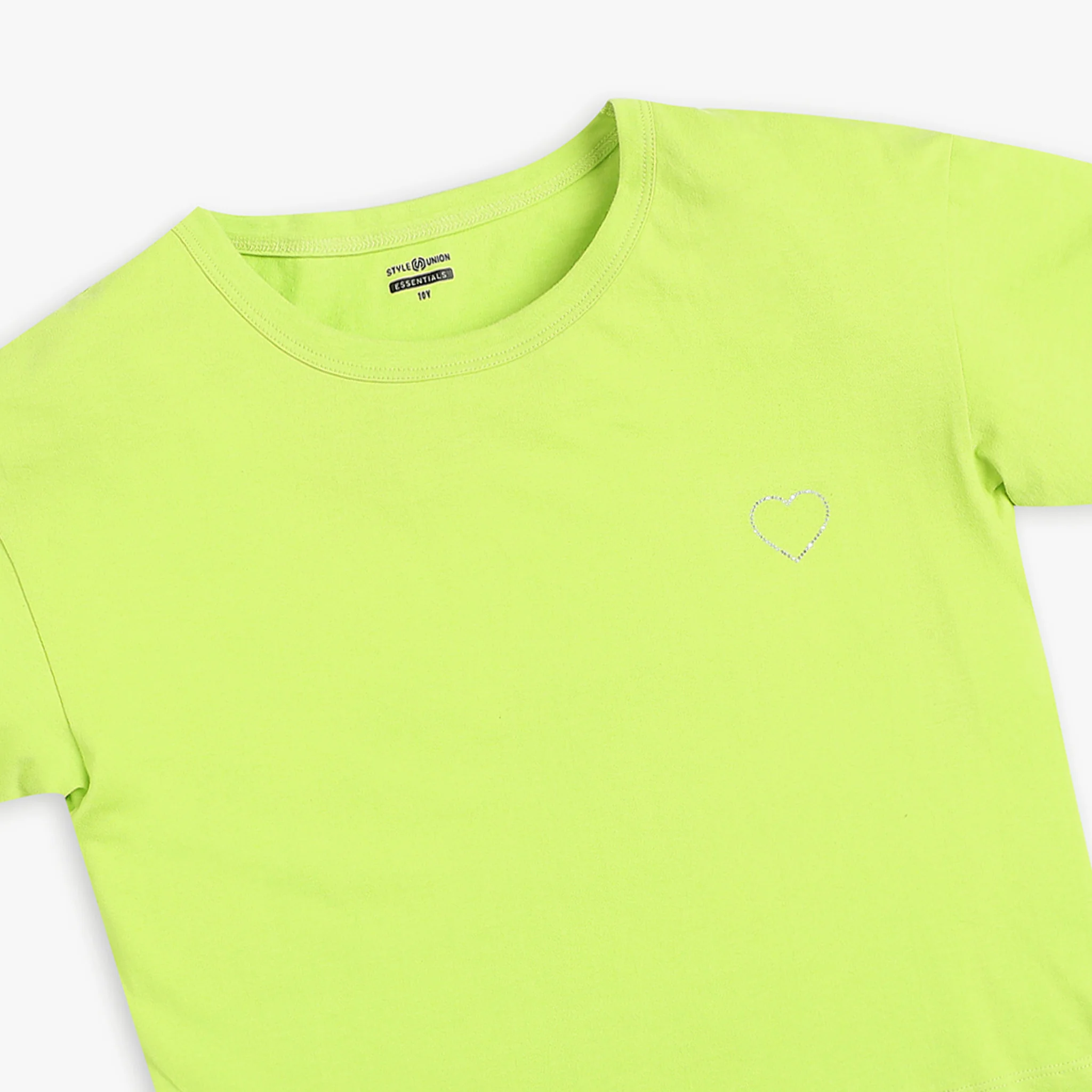Girls Regular Fit Solid T-Shirt - Image 9
