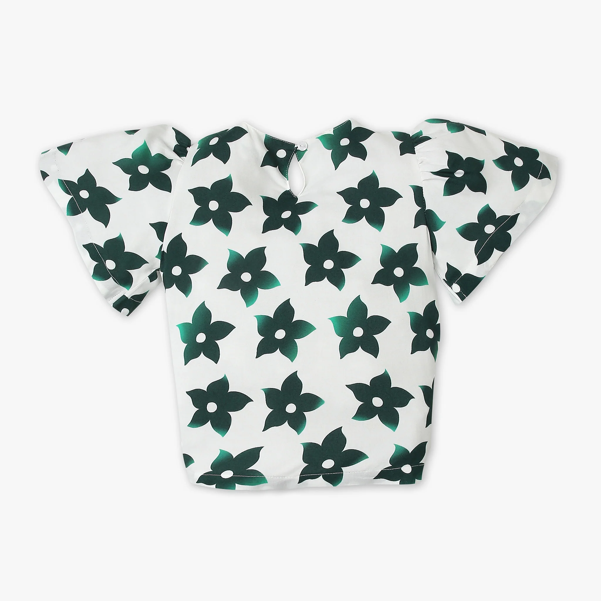 Girls Regular Fit Solid Top - Image 2