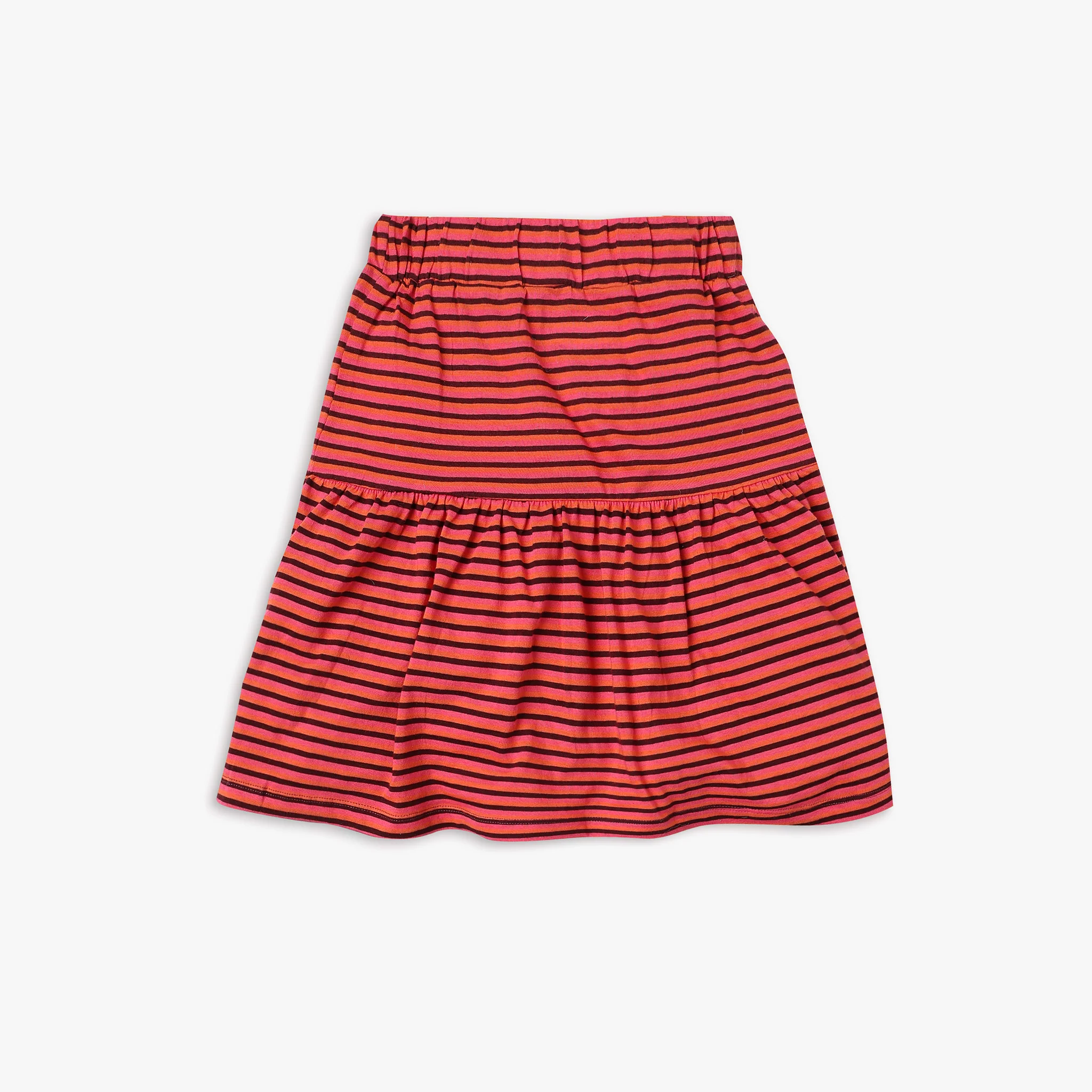 Girl's Regular Fit Striped Mid Rise Skirt - Image 2