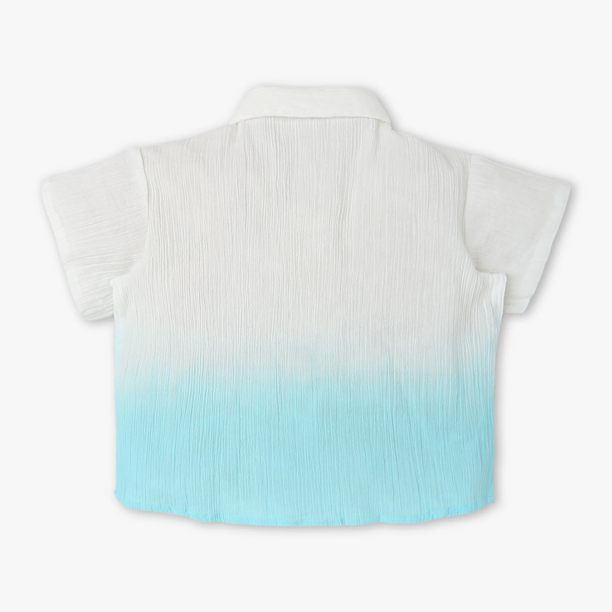 Girls A-Line Shirt Collar Tie - Dye Top - Image 5