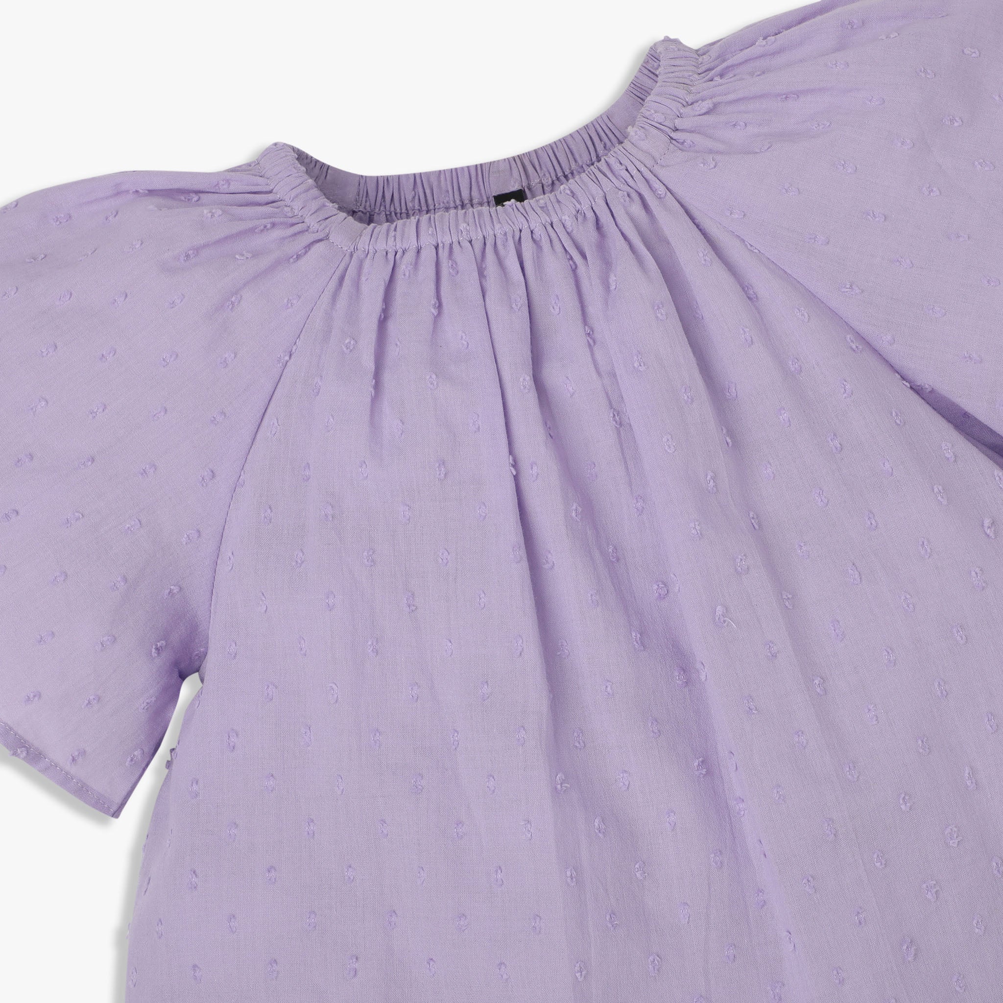 Girls Round Neck Woven Top - Image 3