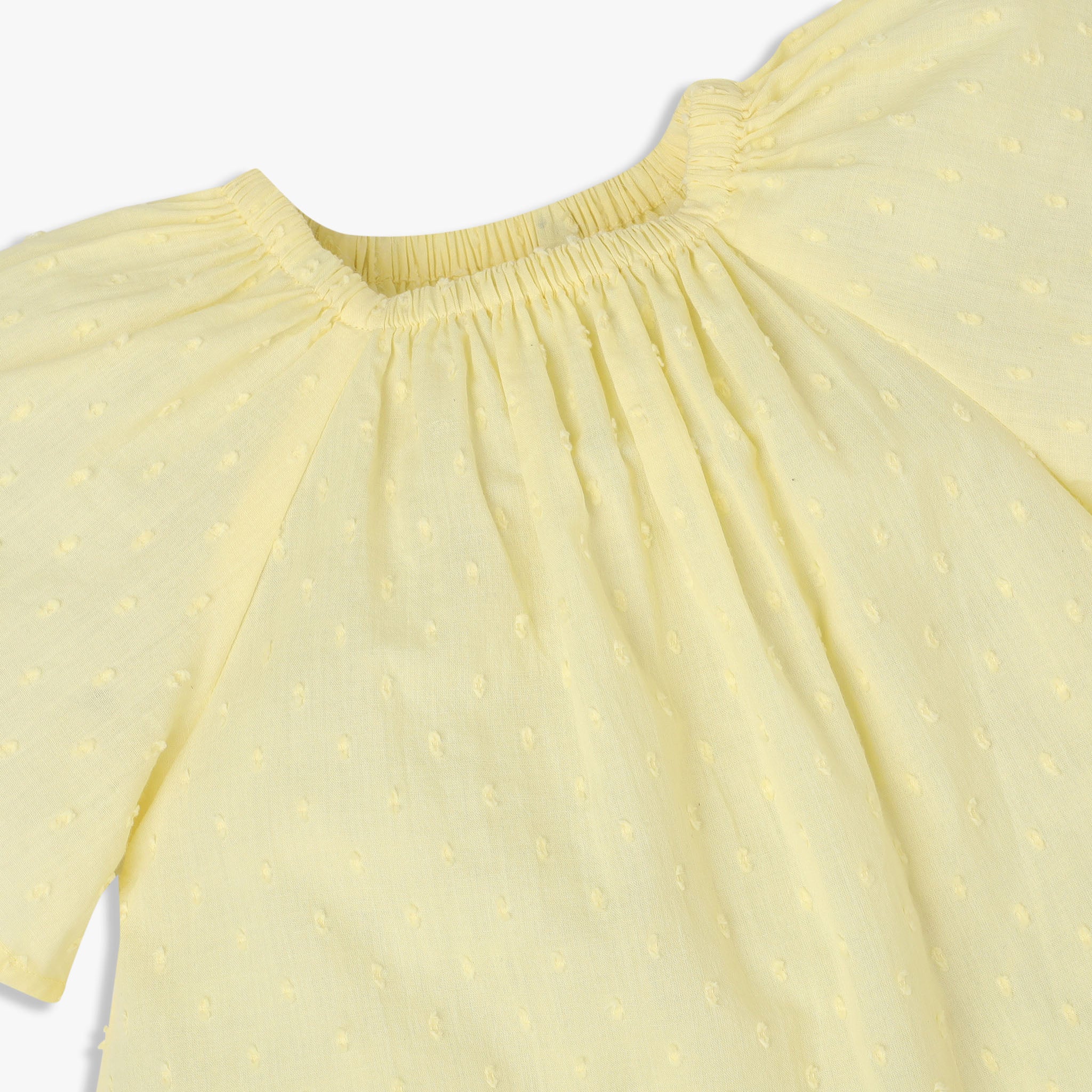 Girls Round Neck Woven Top - Image 6
