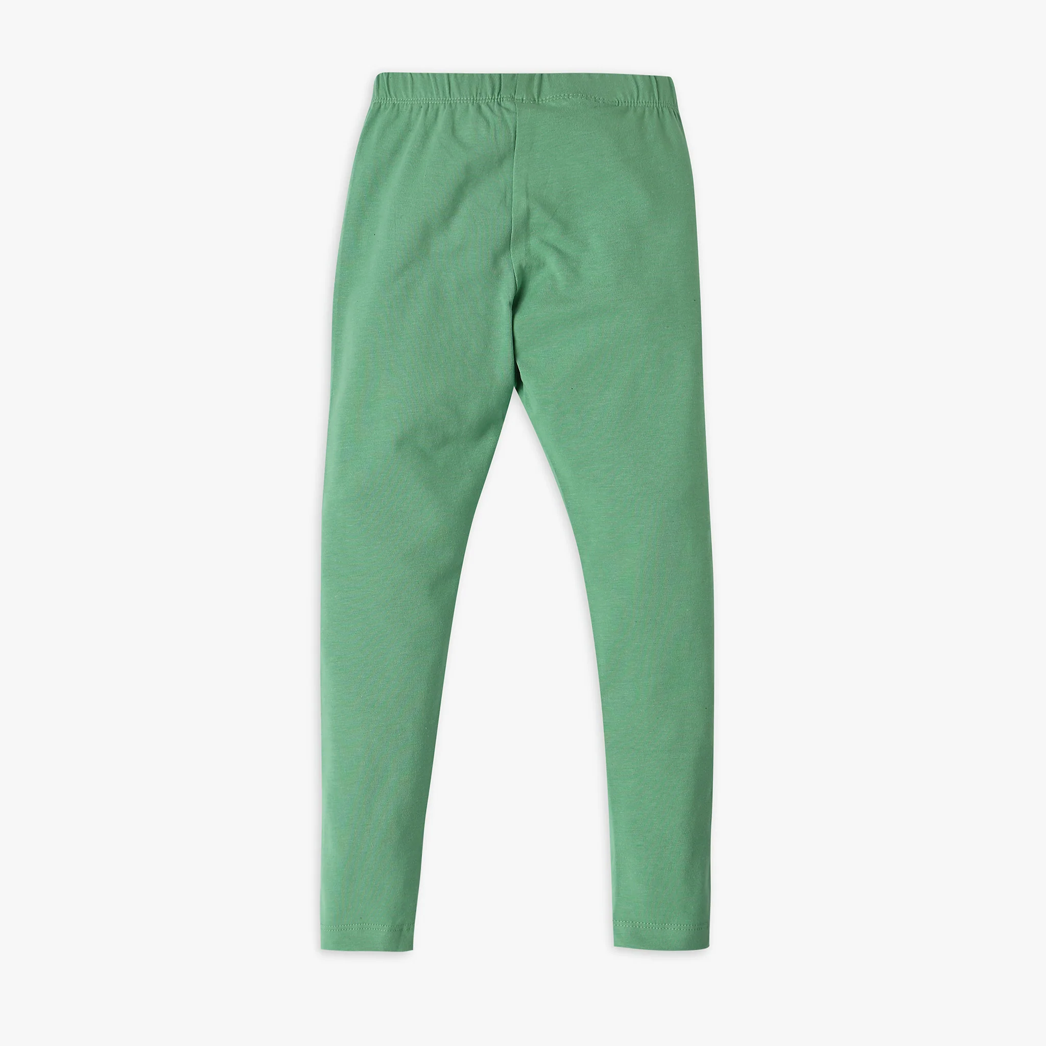 Girl's Skinny Fit Solid Mid Rise Leggings - Image 14