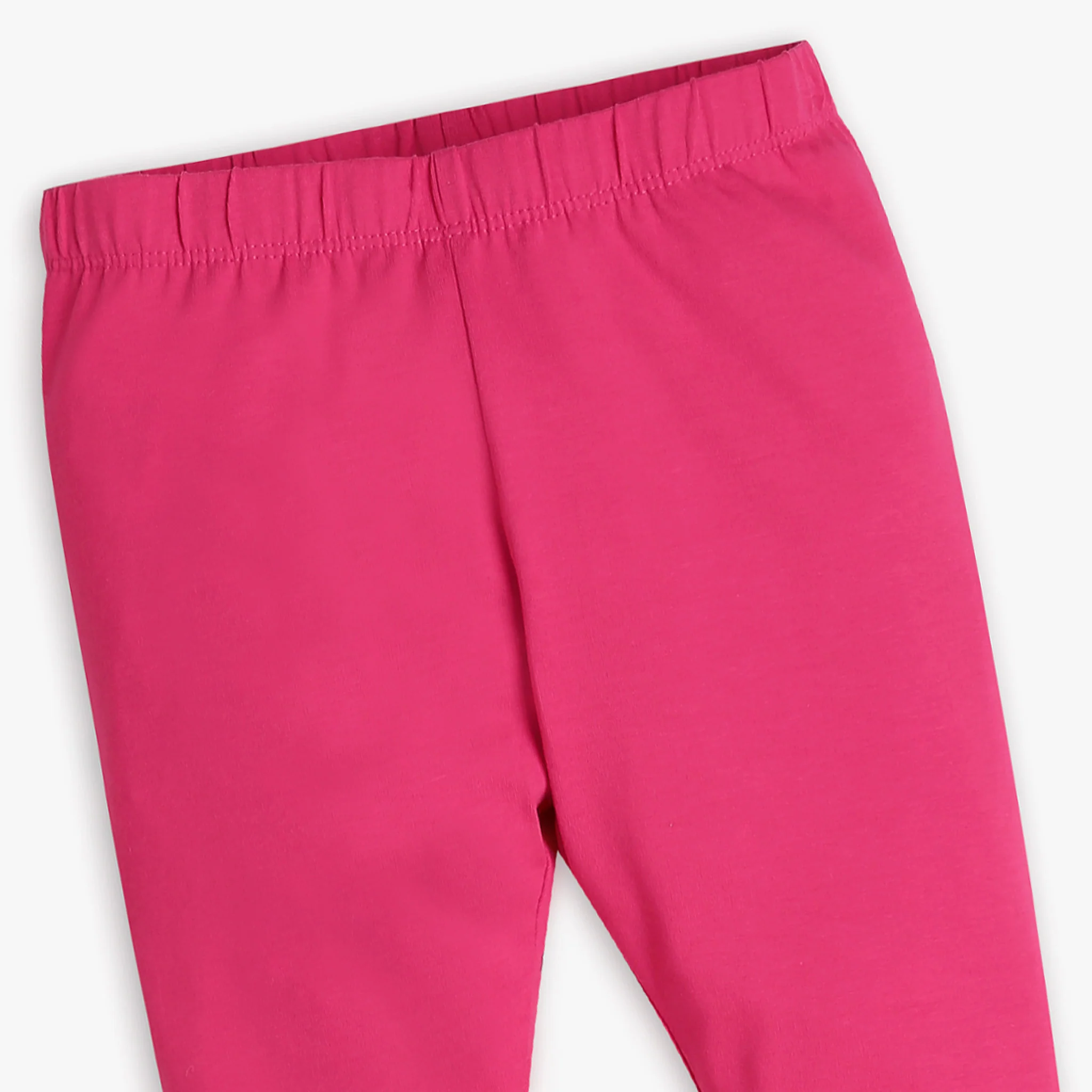 Girl's Skinny Fit Solid Mid Rise Leggings - Image 24