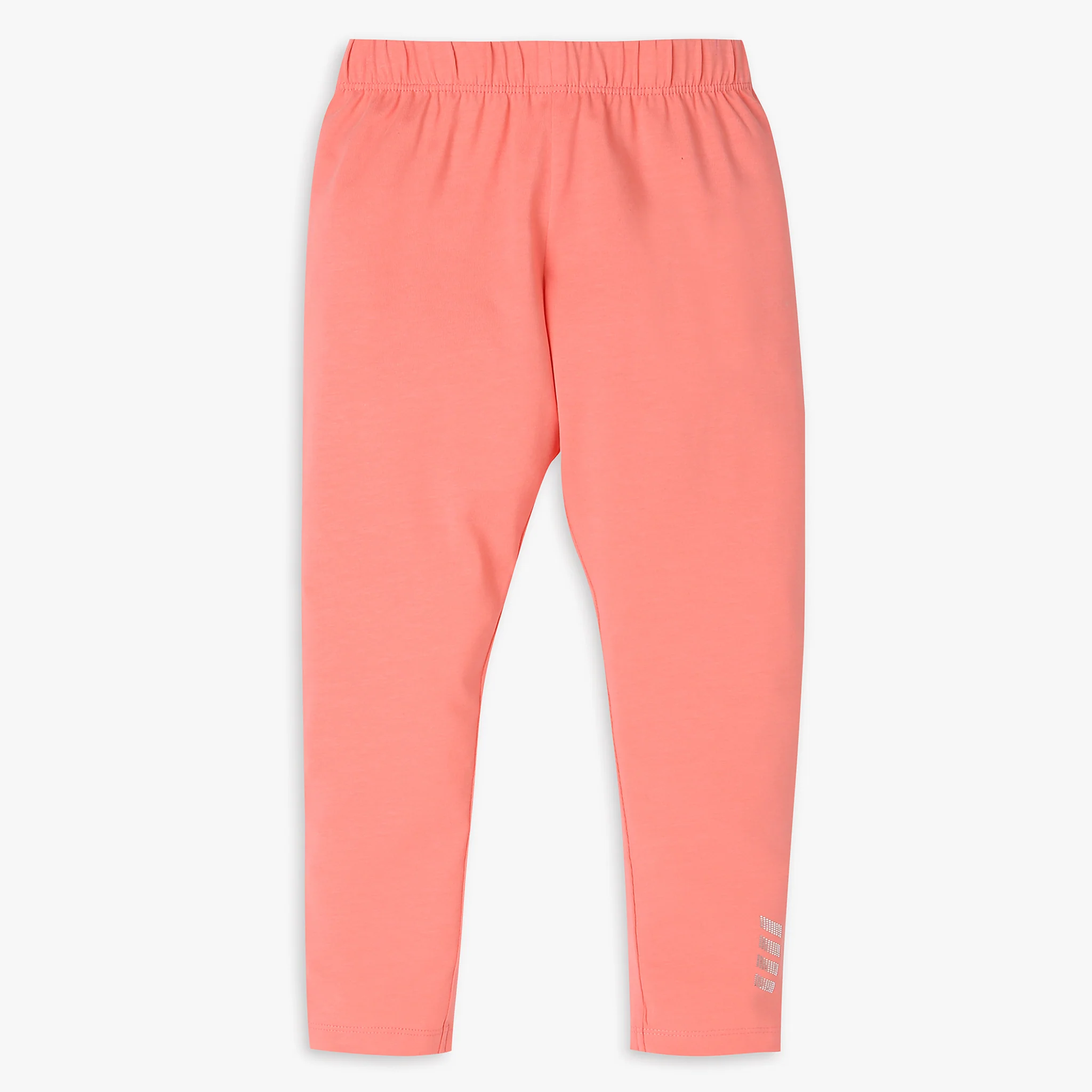 Girl's Skinny Fit Solid Mid Rise Leggings - Image 35