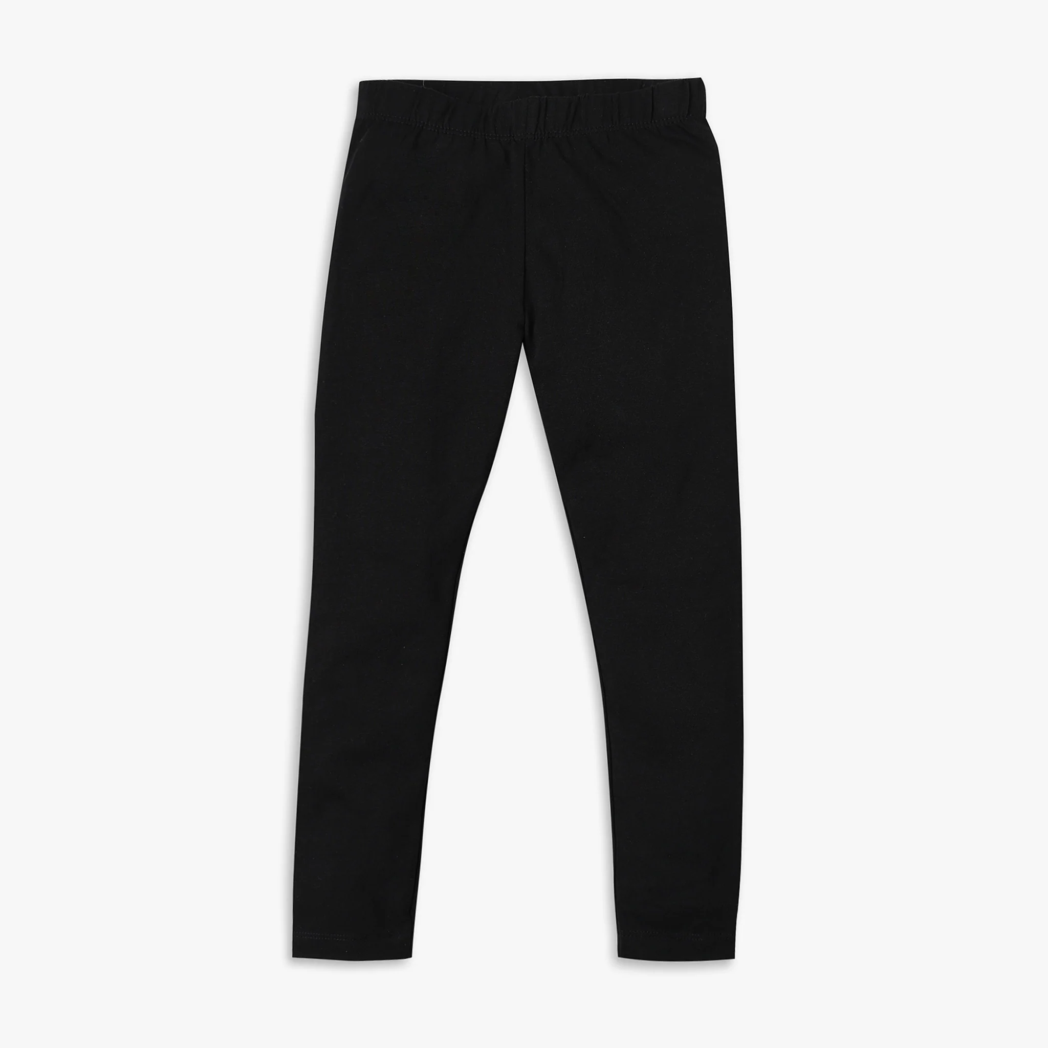 Girl's Skinny Fit Solid Mid Rise Leggings - Image 10