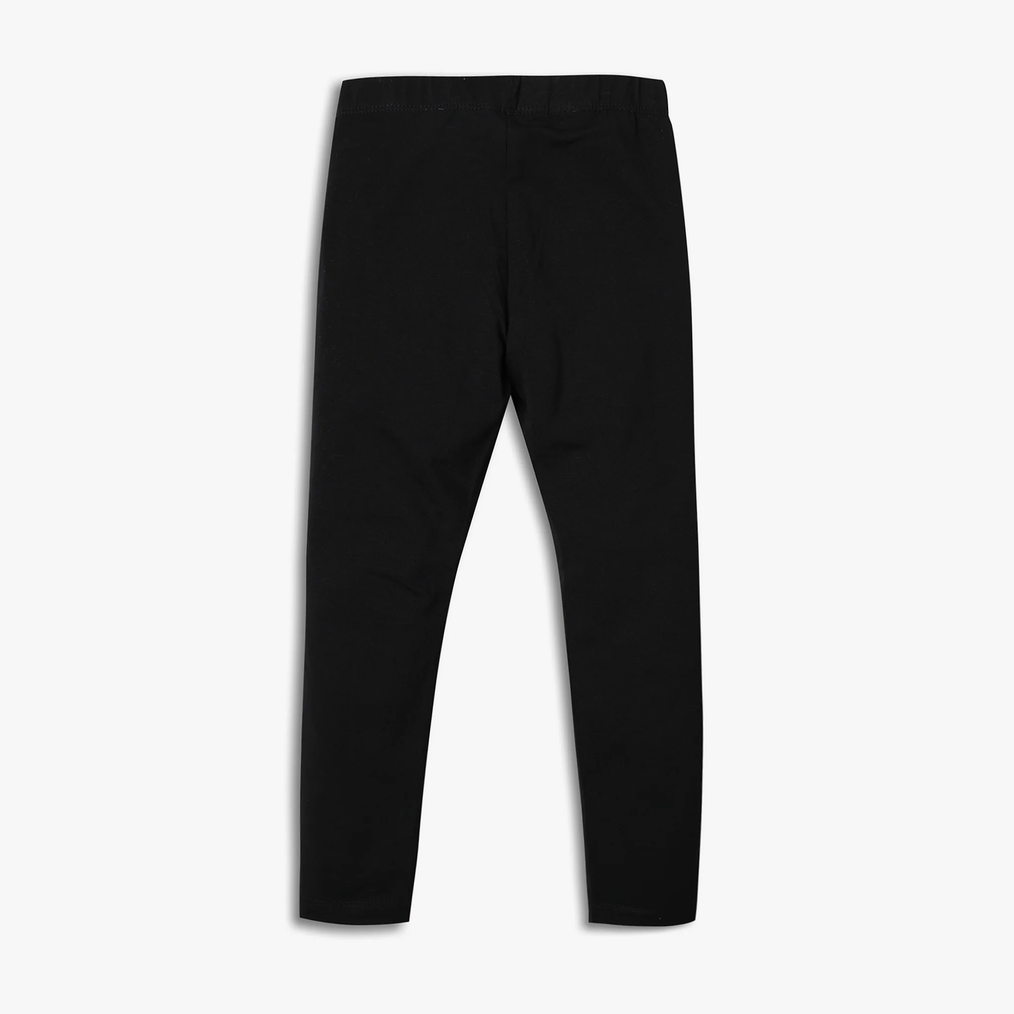 Girl's Skinny Fit Solid Mid Rise Leggings - Image 11