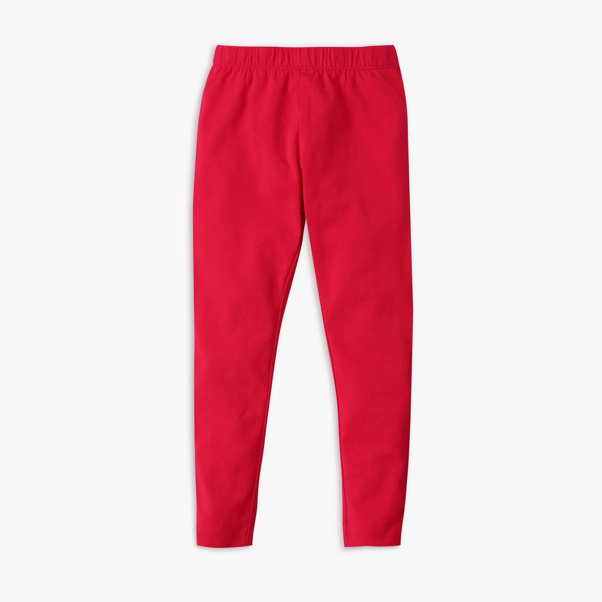 Girl's Skinny Fit Solid Mid Rise Leggings - Image 25