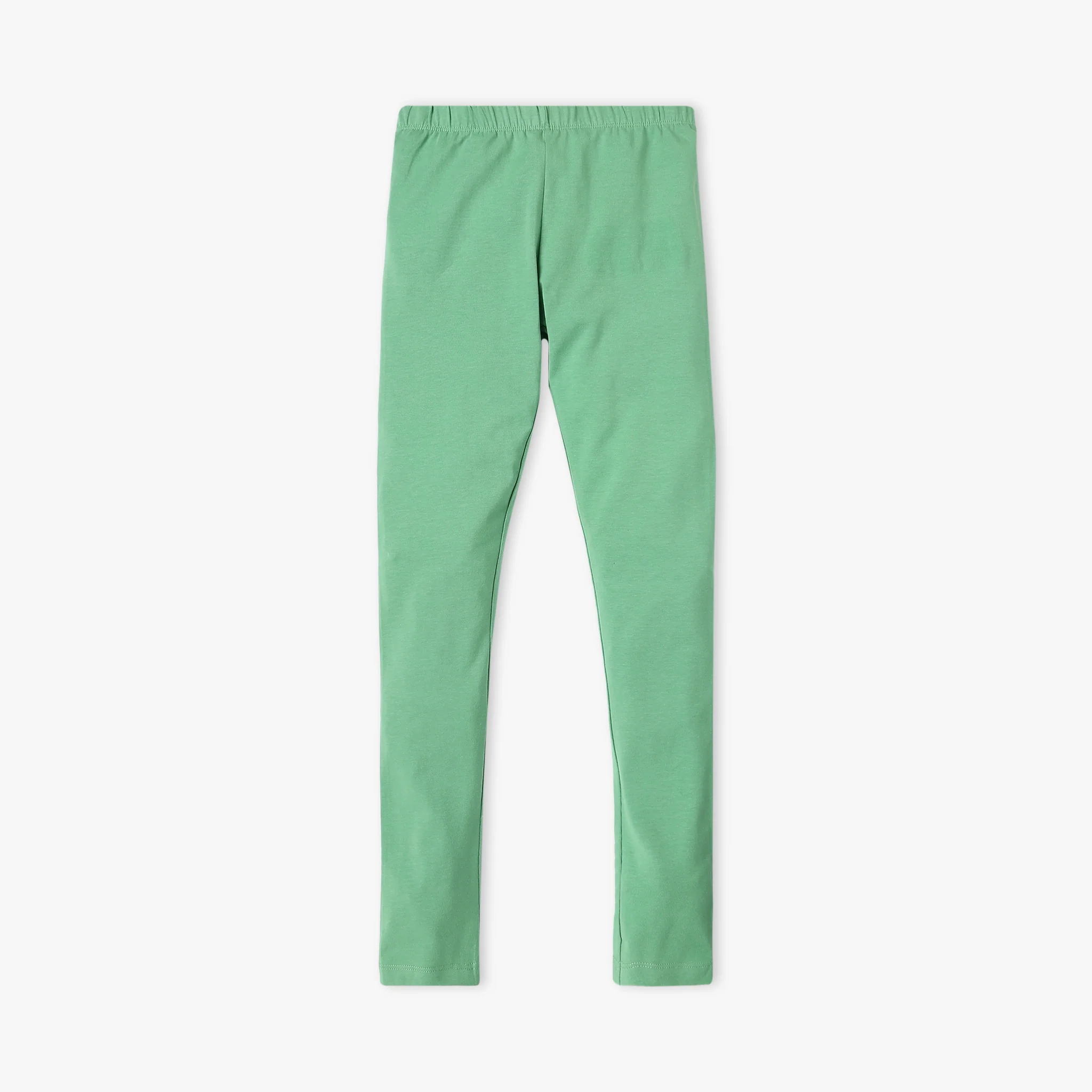 Girl's Skinny Fit Solid Mid Rise Leggings - Image 4
