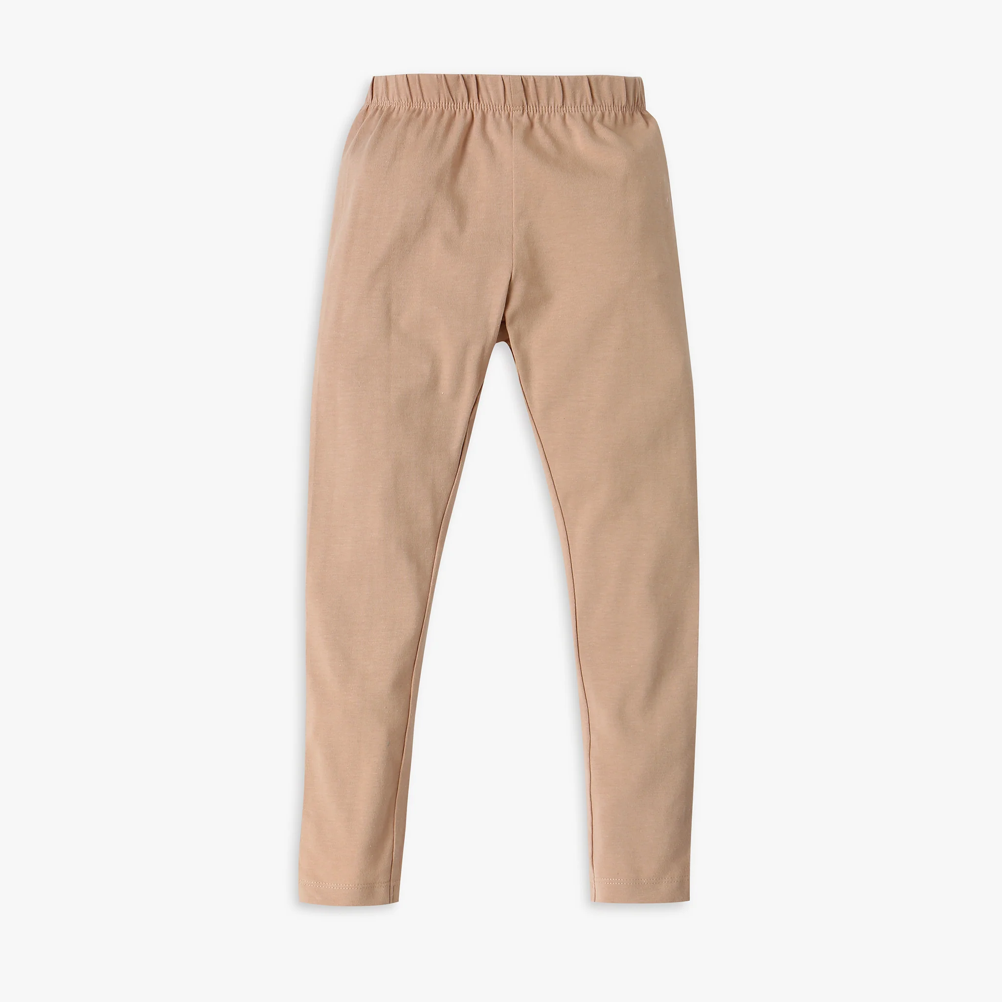 Girl's Skinny Fit Solid Mid Rise Leggings - Image 7