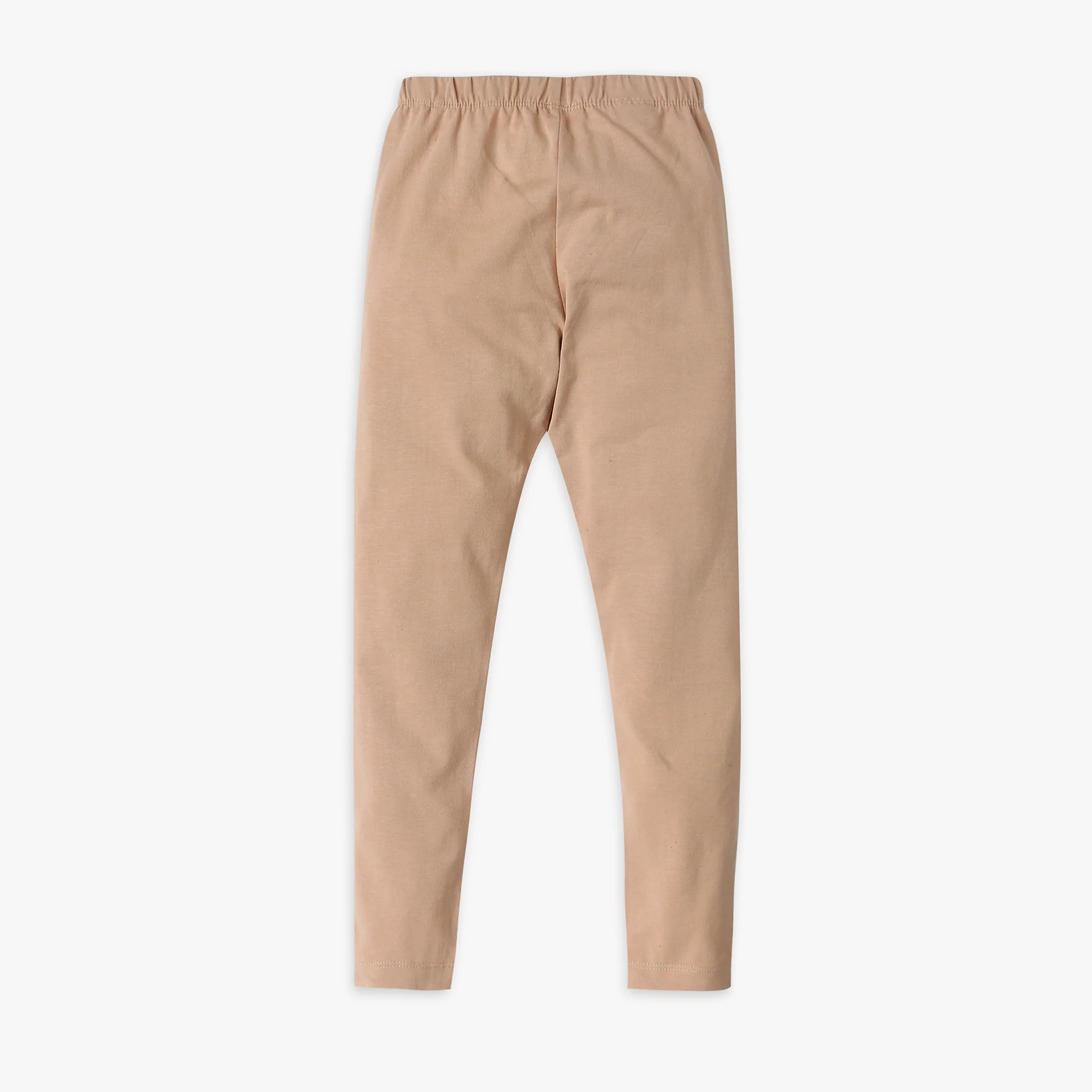 Girl's Skinny Fit Solid Mid Rise Leggings - Image 8