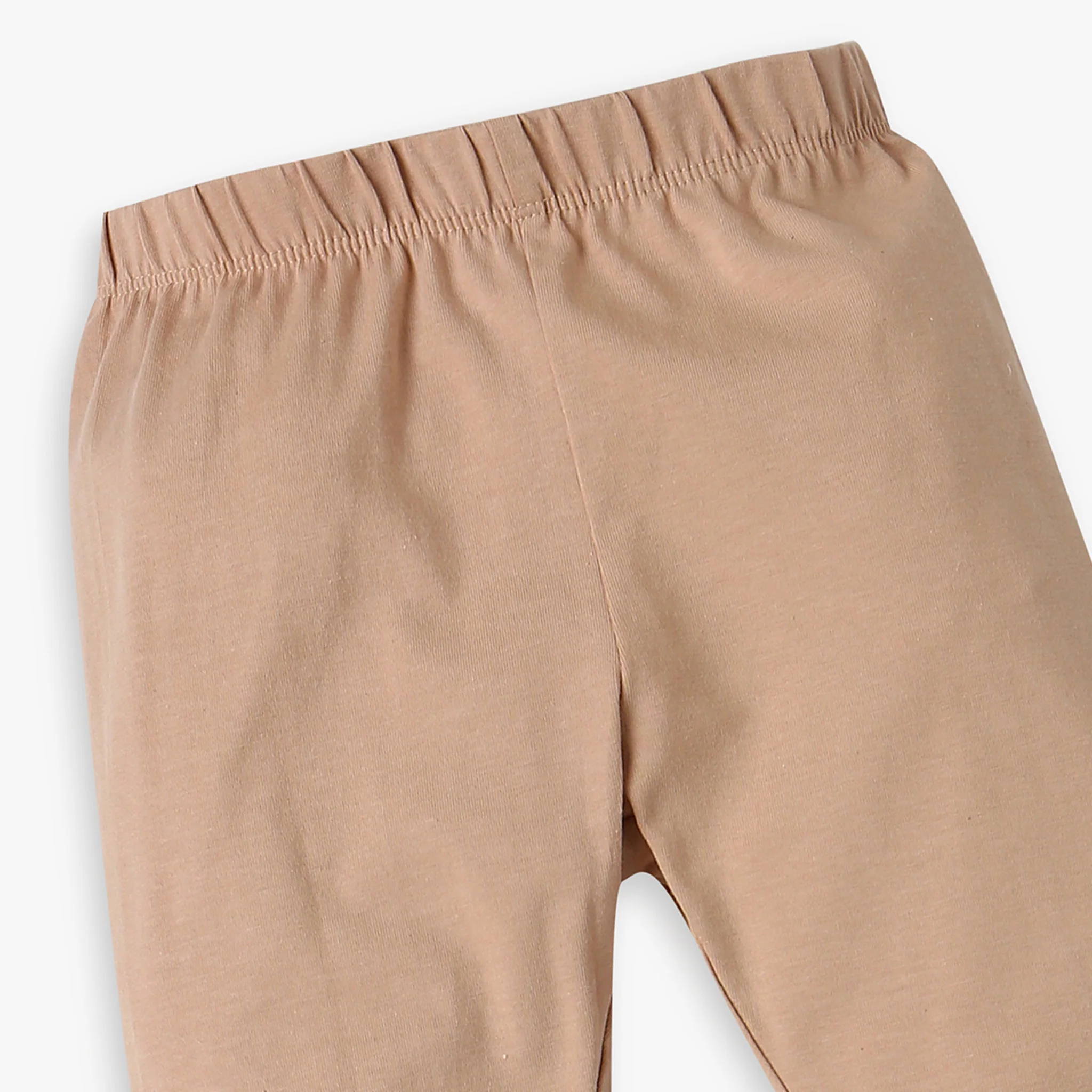 Girl's Skinny Fit Solid Mid Rise Leggings - Image 9
