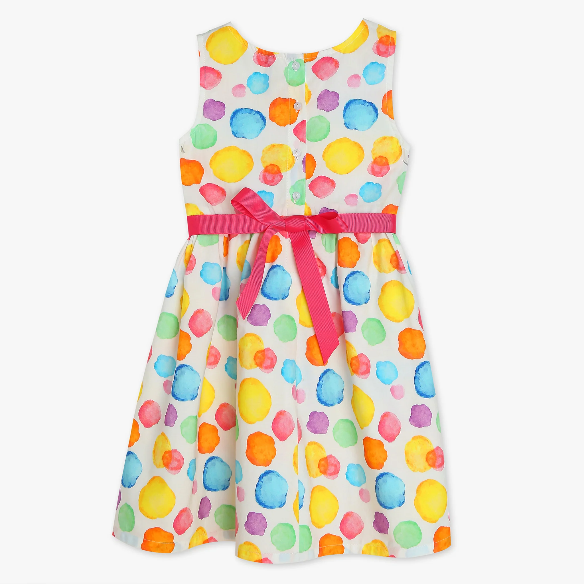 Girls Sleeveless Fashion Frock - Image 2