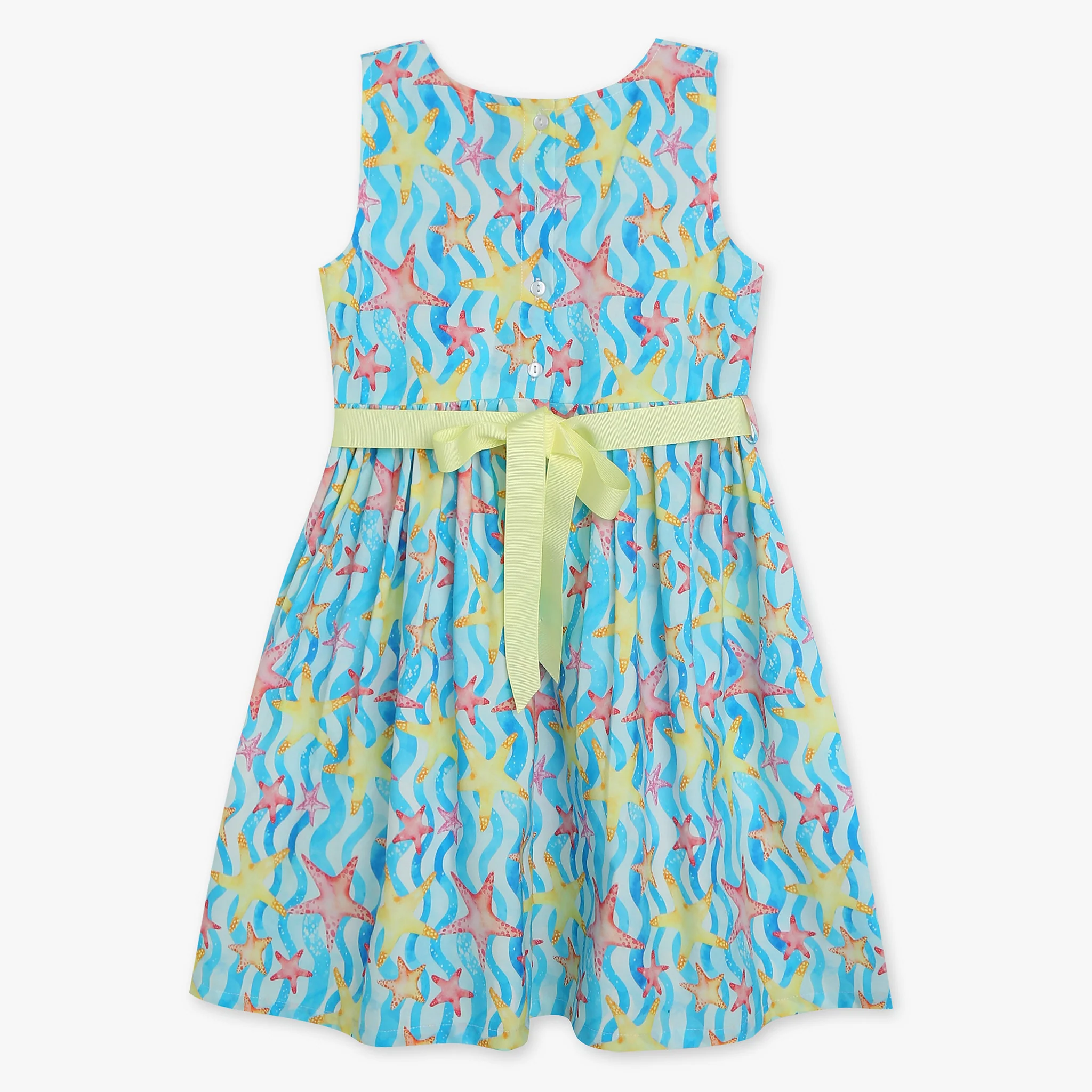 Girls Sleeveless Fashion Frock - Image 2