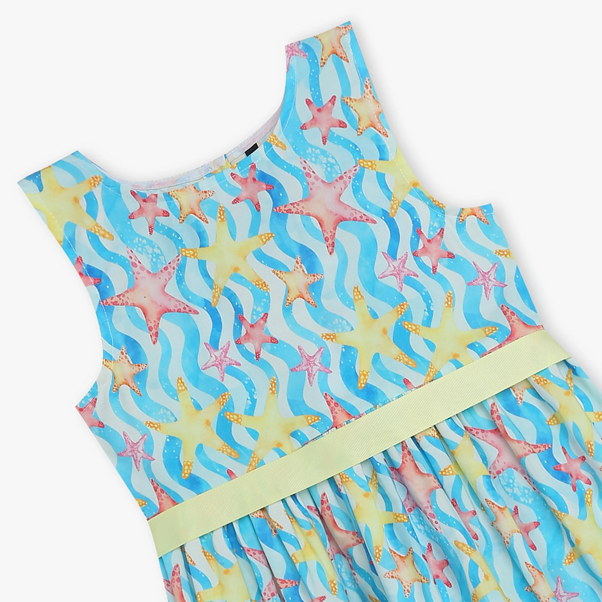 Girls Sleeveless Fashion Frock - Image 3