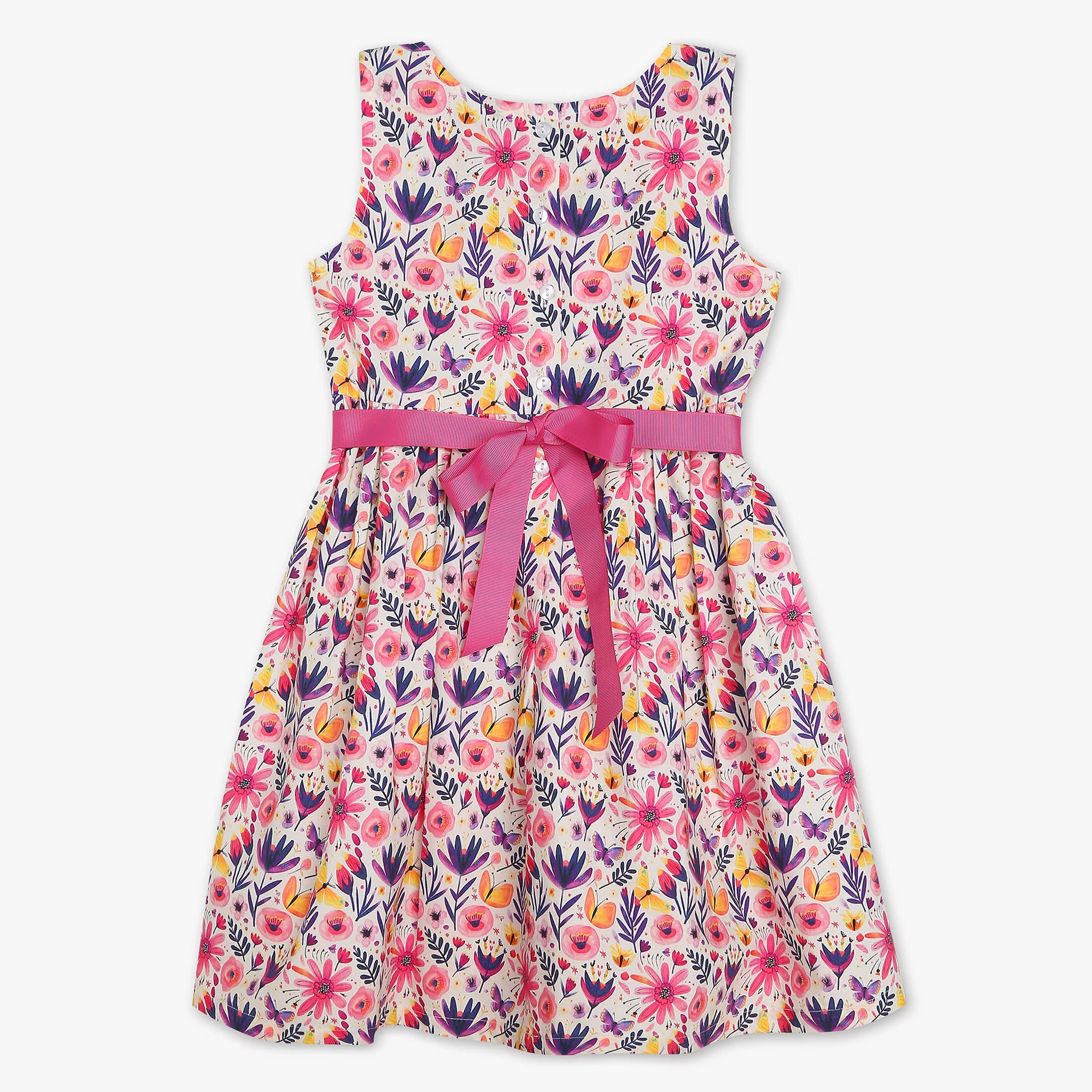Girls Sleeveless Fashion Frock - Image 2