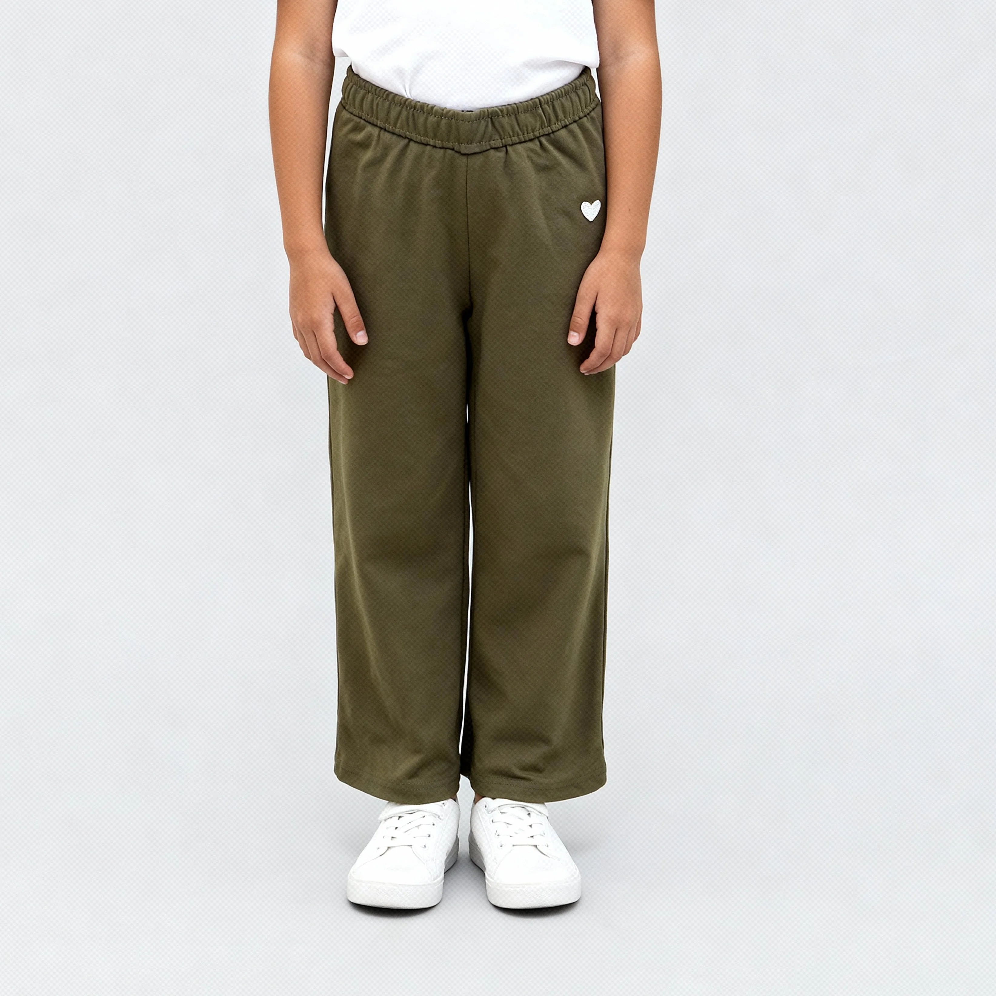 Girls Solid Core Trackpants - Image 11