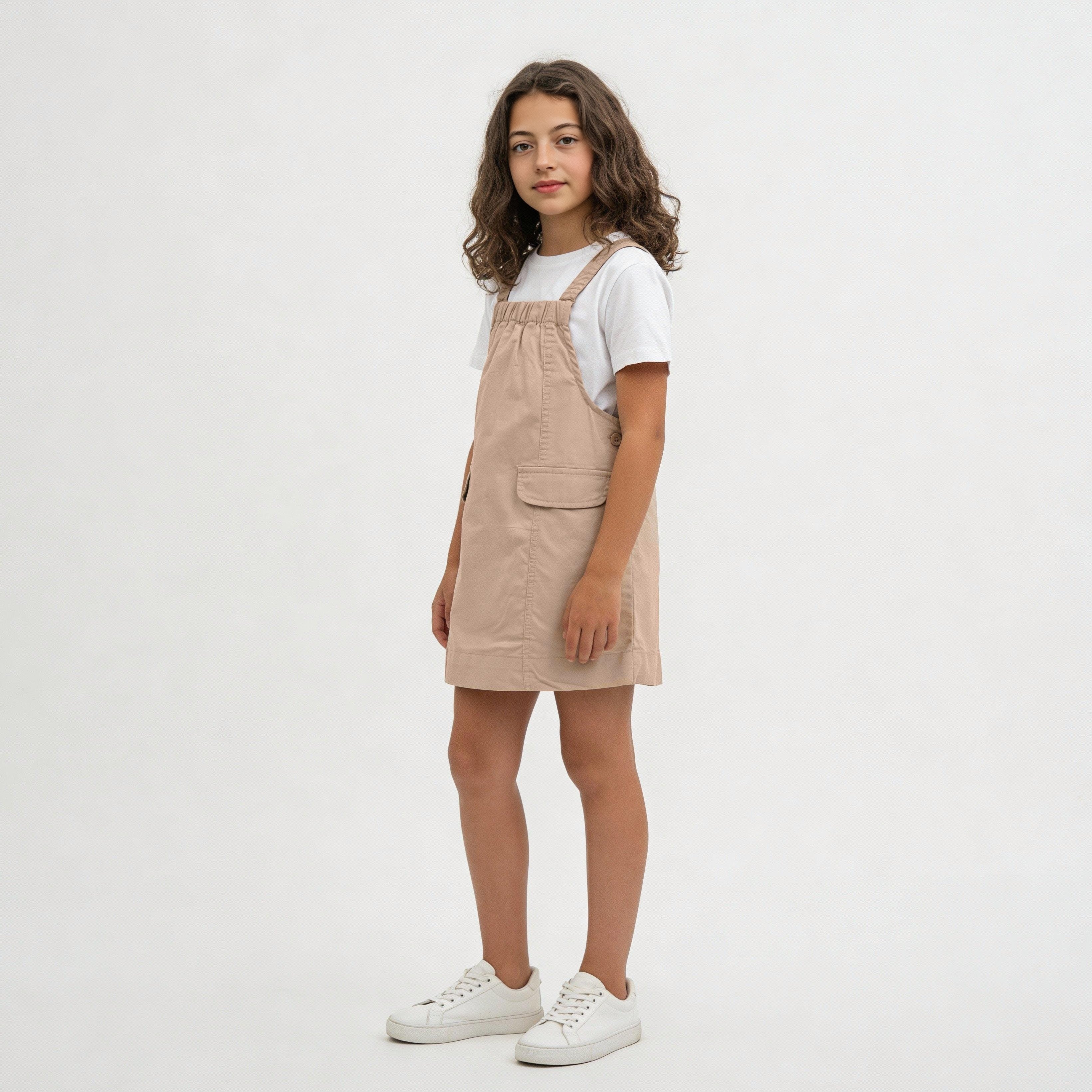 Girls Solid Dress - Image 10