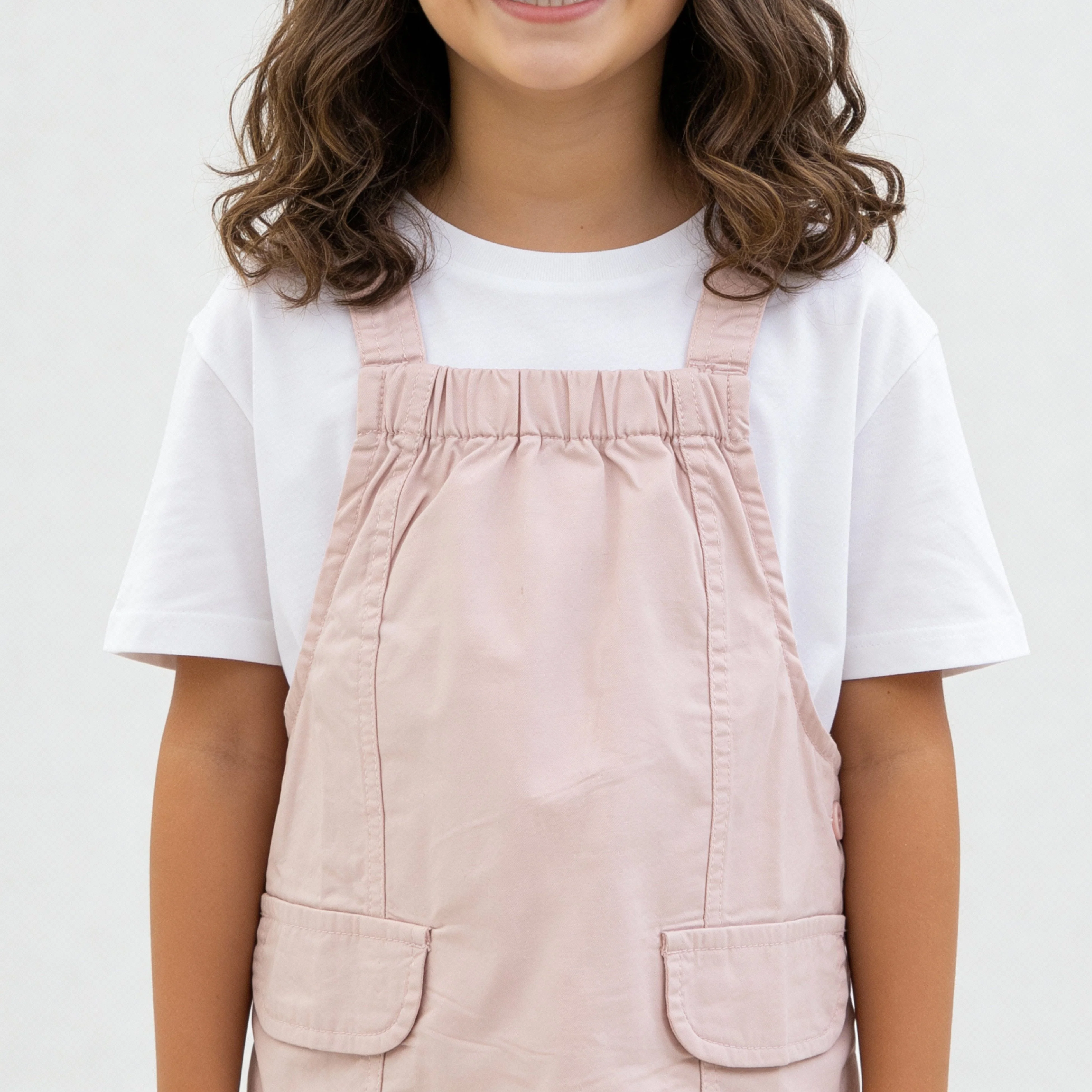 Girls Solid Dress - Image 4