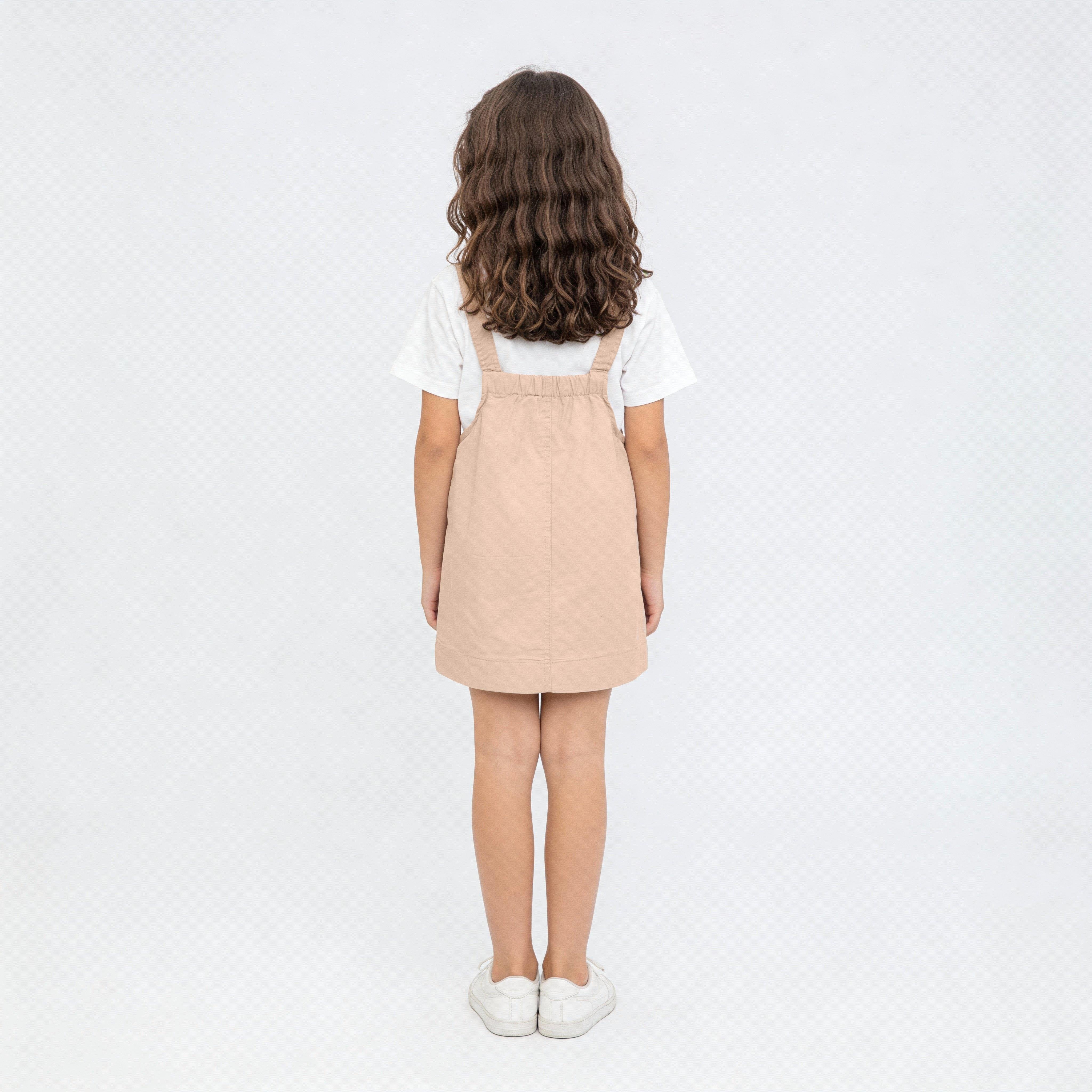 Girls Solid Dress - Image 8