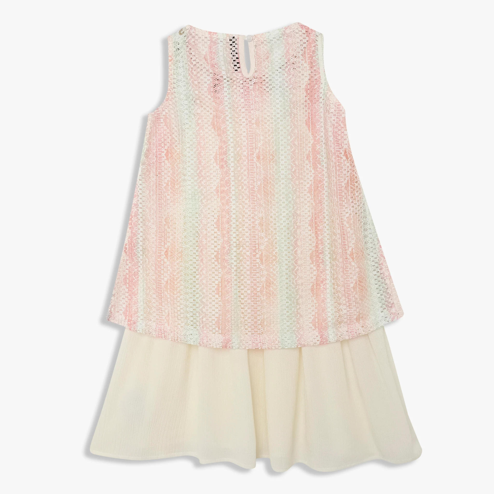 Girls Solid Dress - Image 3