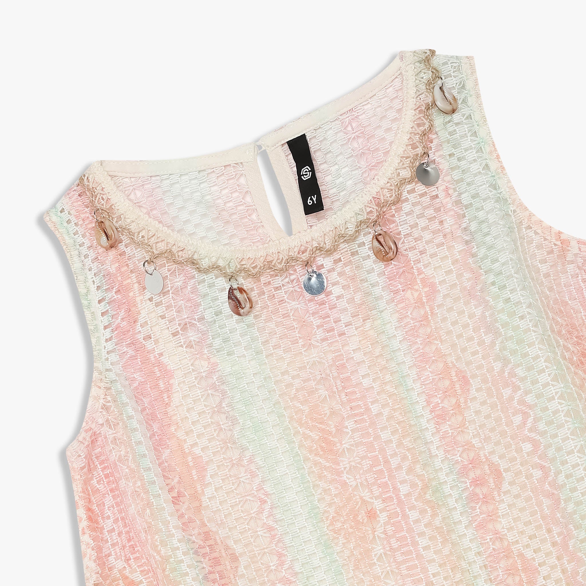 Girls Solid Dress - Image 5