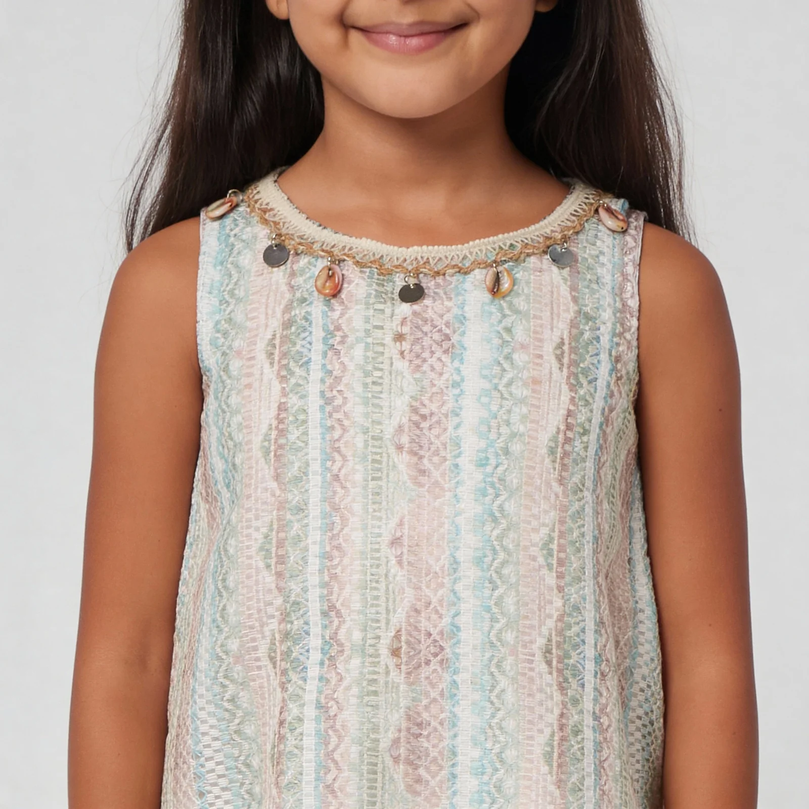 Girls Solid Dress - Image 7