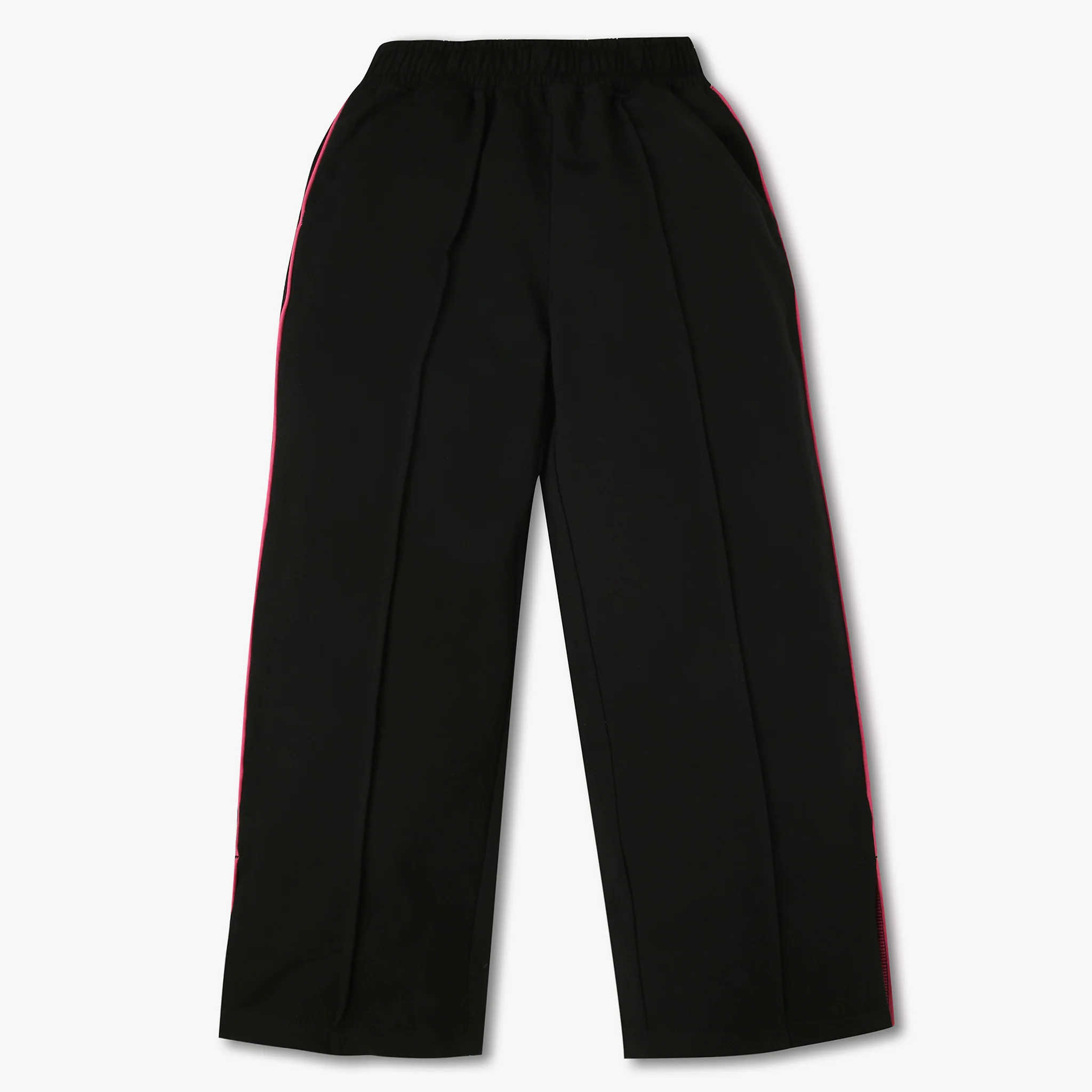 Girls Solid Fashion Trackpants - Image 2