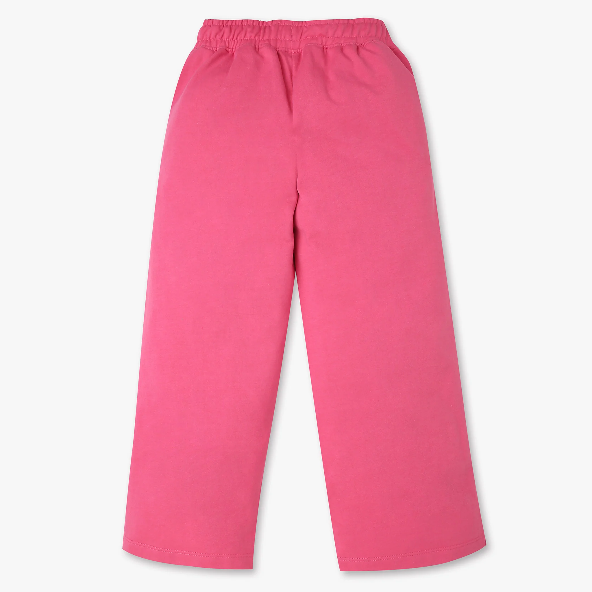 Girls Solid Fashion Trackpants - Image 3