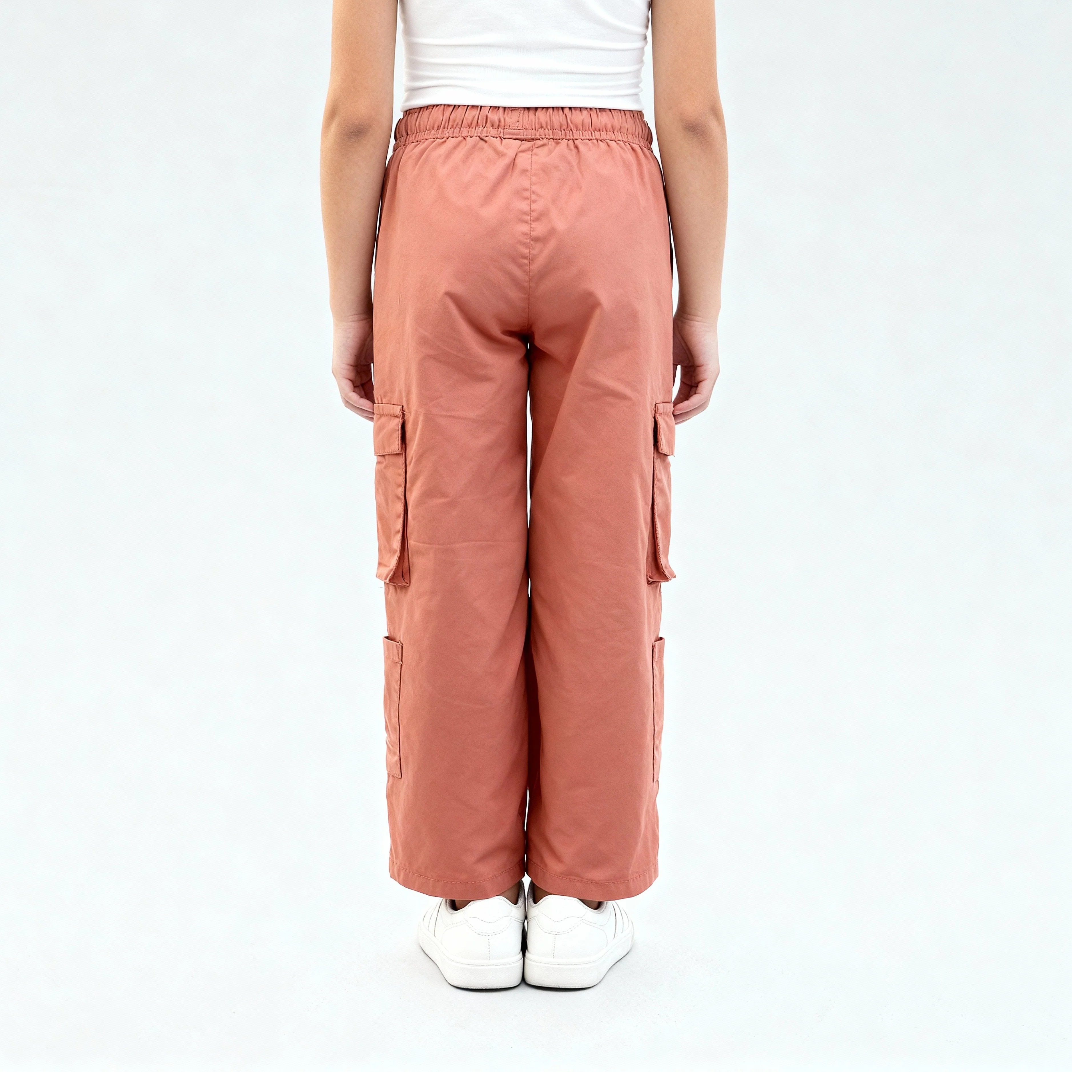 Girls Solid Joggers - Image 3