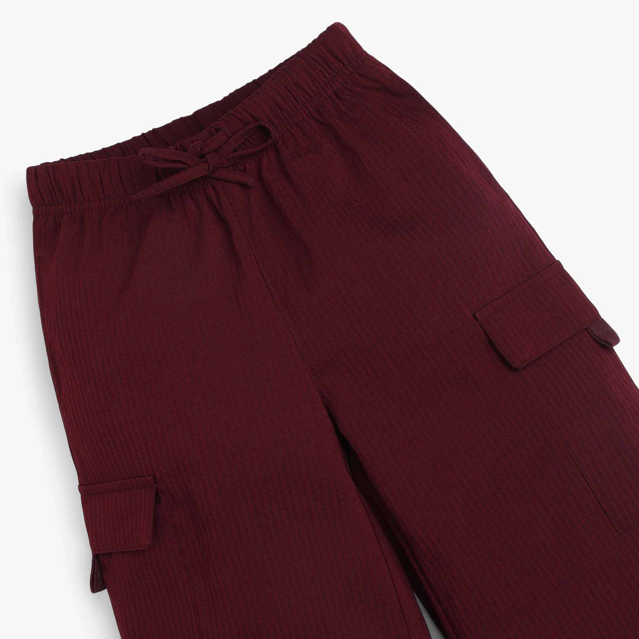 Girls Cotton Solid Joggers - Image 6