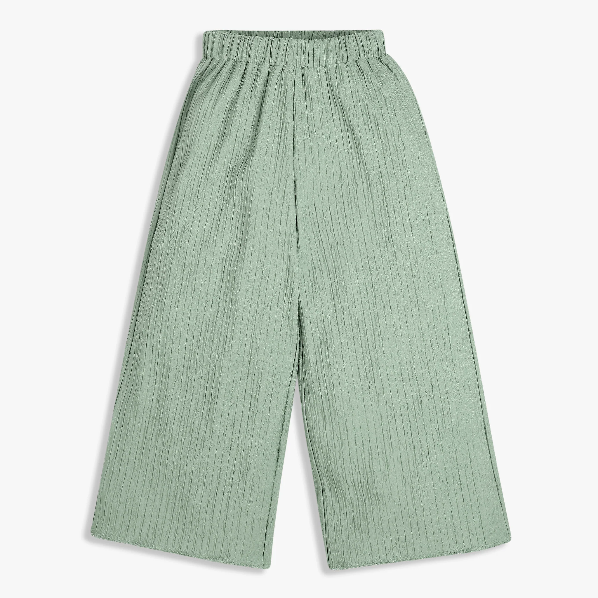 Girls Solid Palazzos - Image 4
