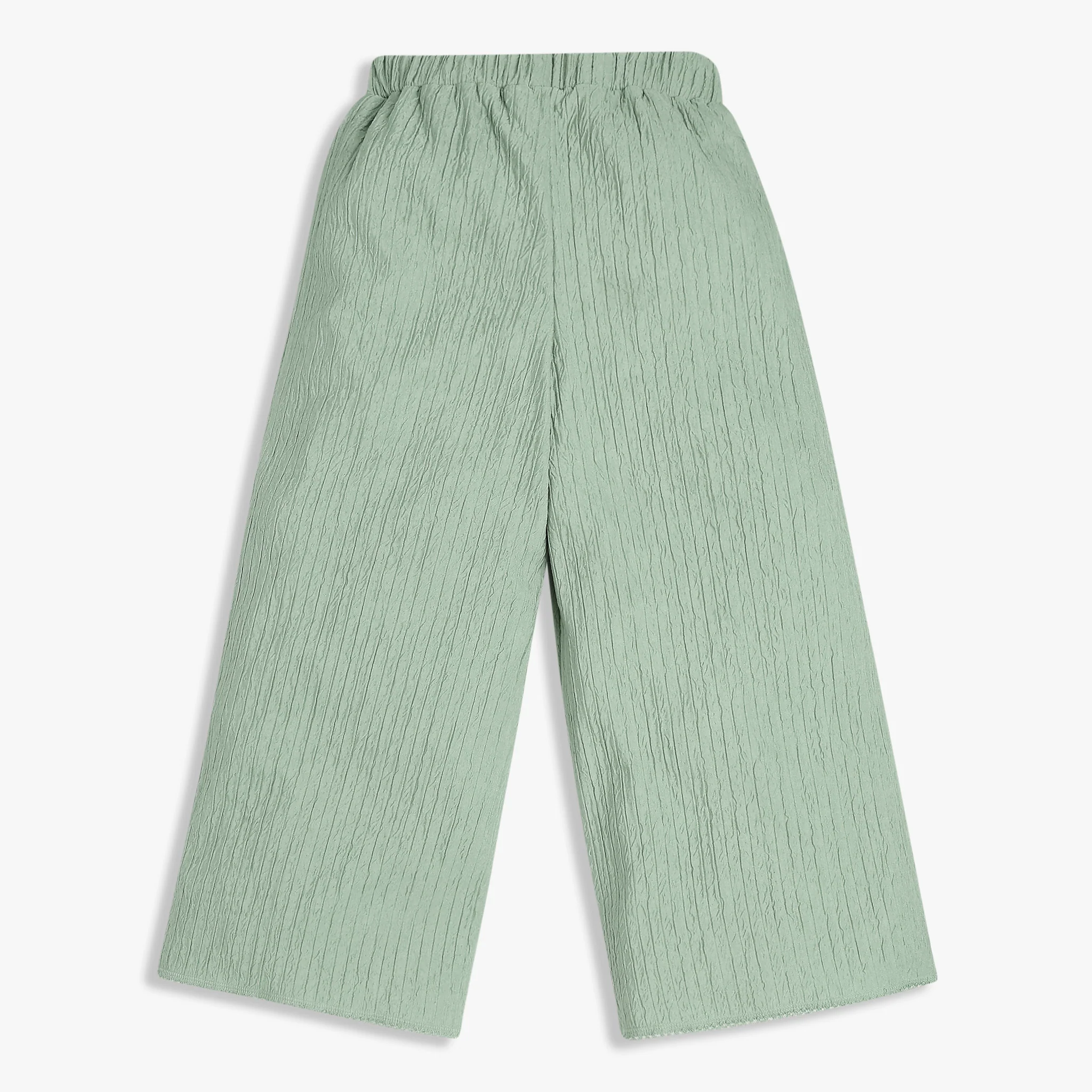 Girls Solid Palazzos - Image 5
