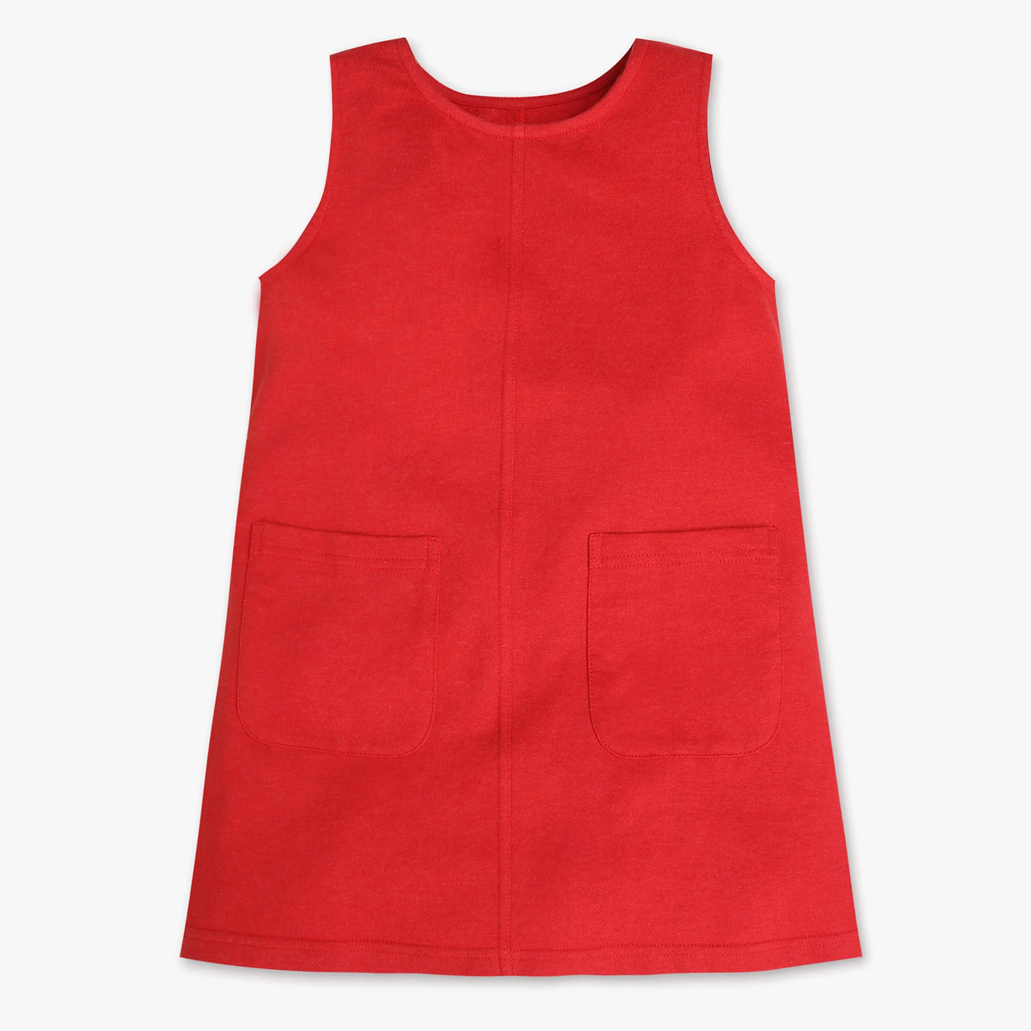 Girls Solid Playtime Dress - Image 4