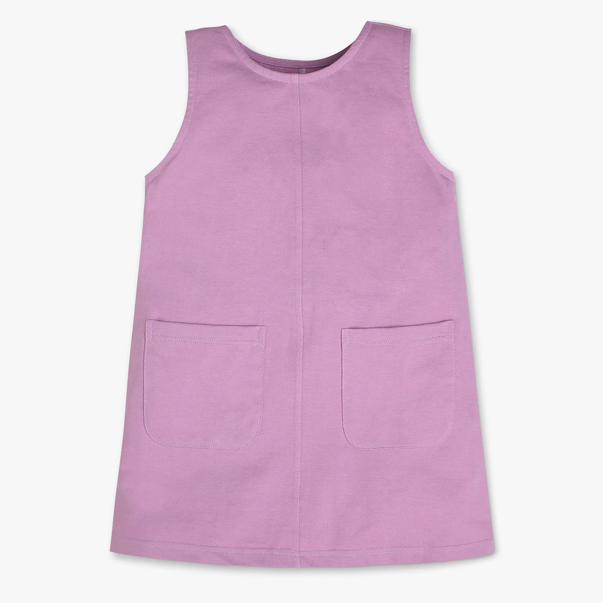 Girls Solid Playtime Dress - Image 7