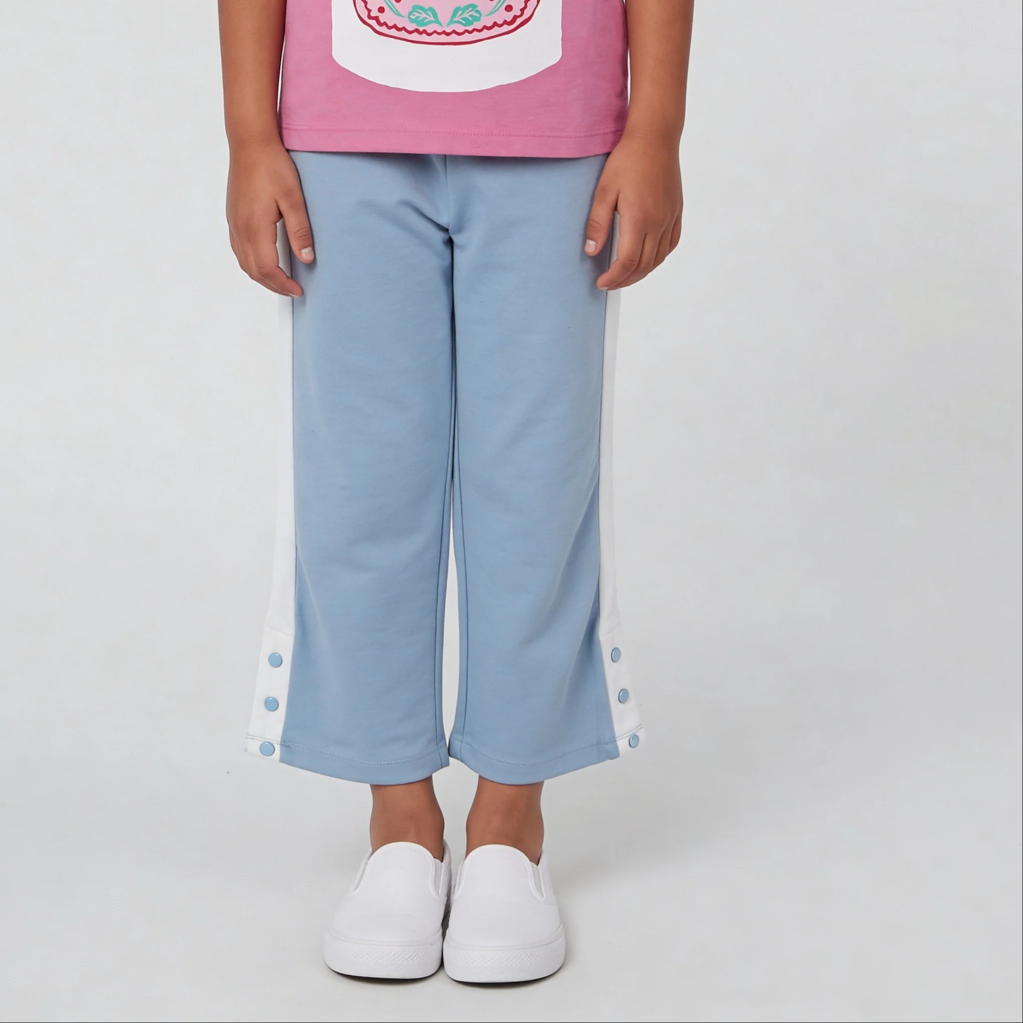 Girls Solid Pop Joggers - Image 5