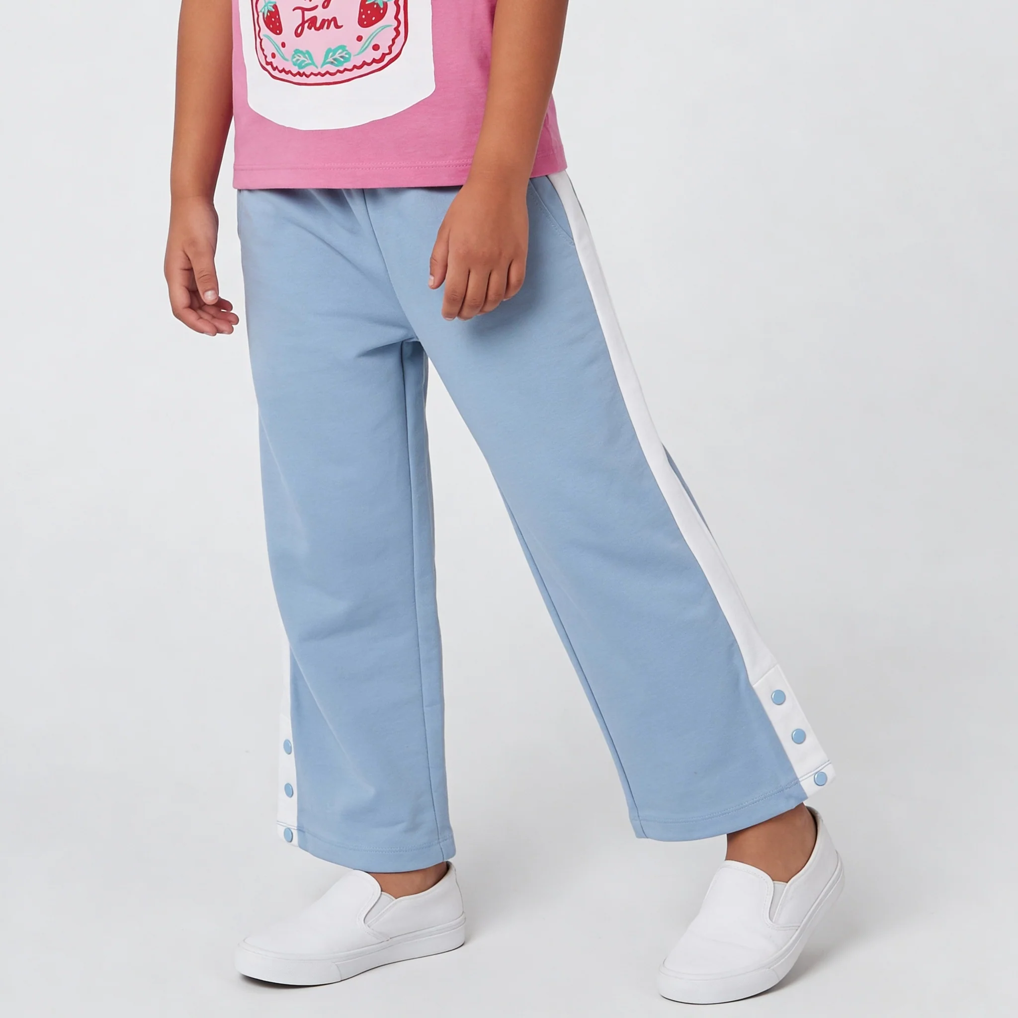 Girls Solid Pop Joggers - Image 8