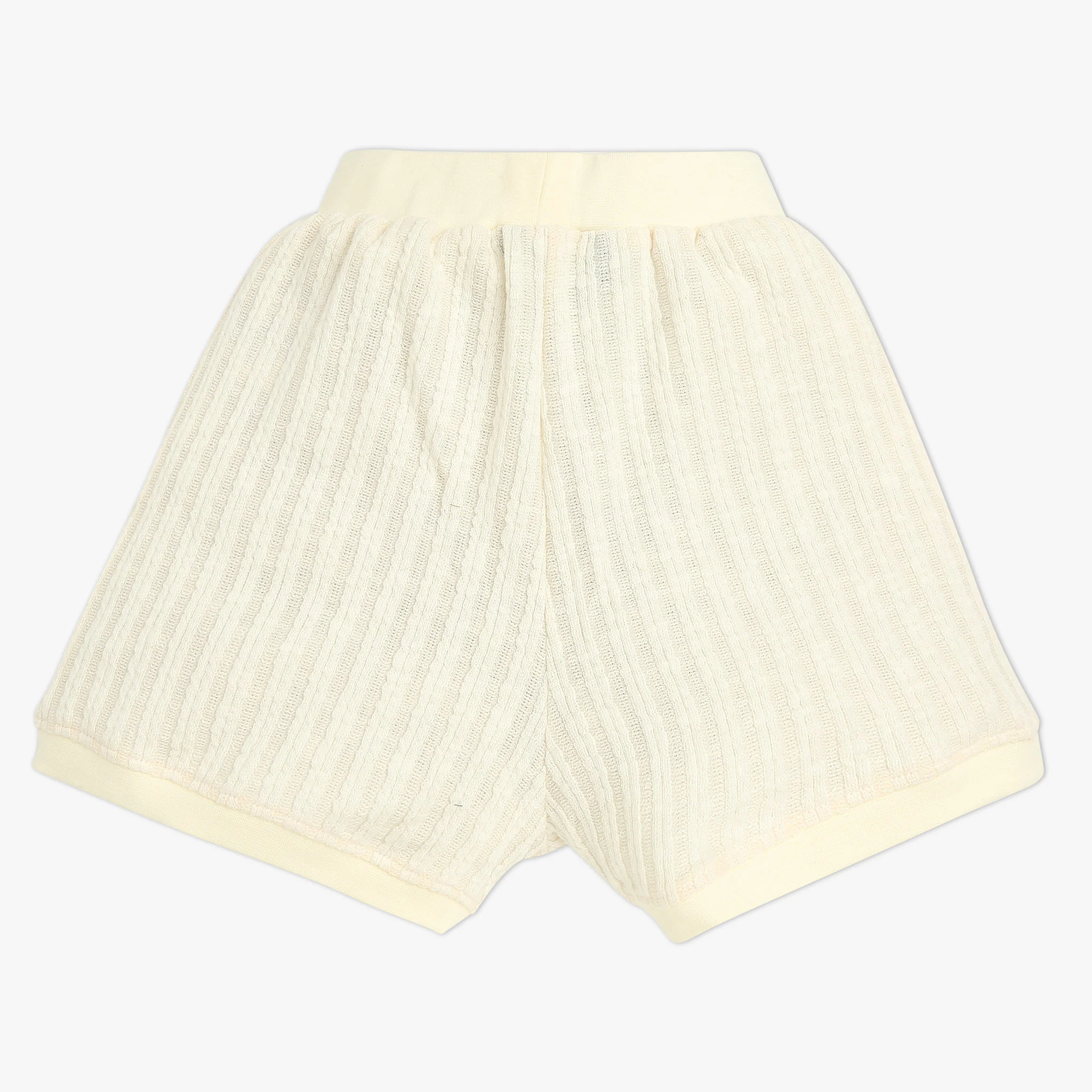 Girls Solid Structured Short Length Shorts - Image 2