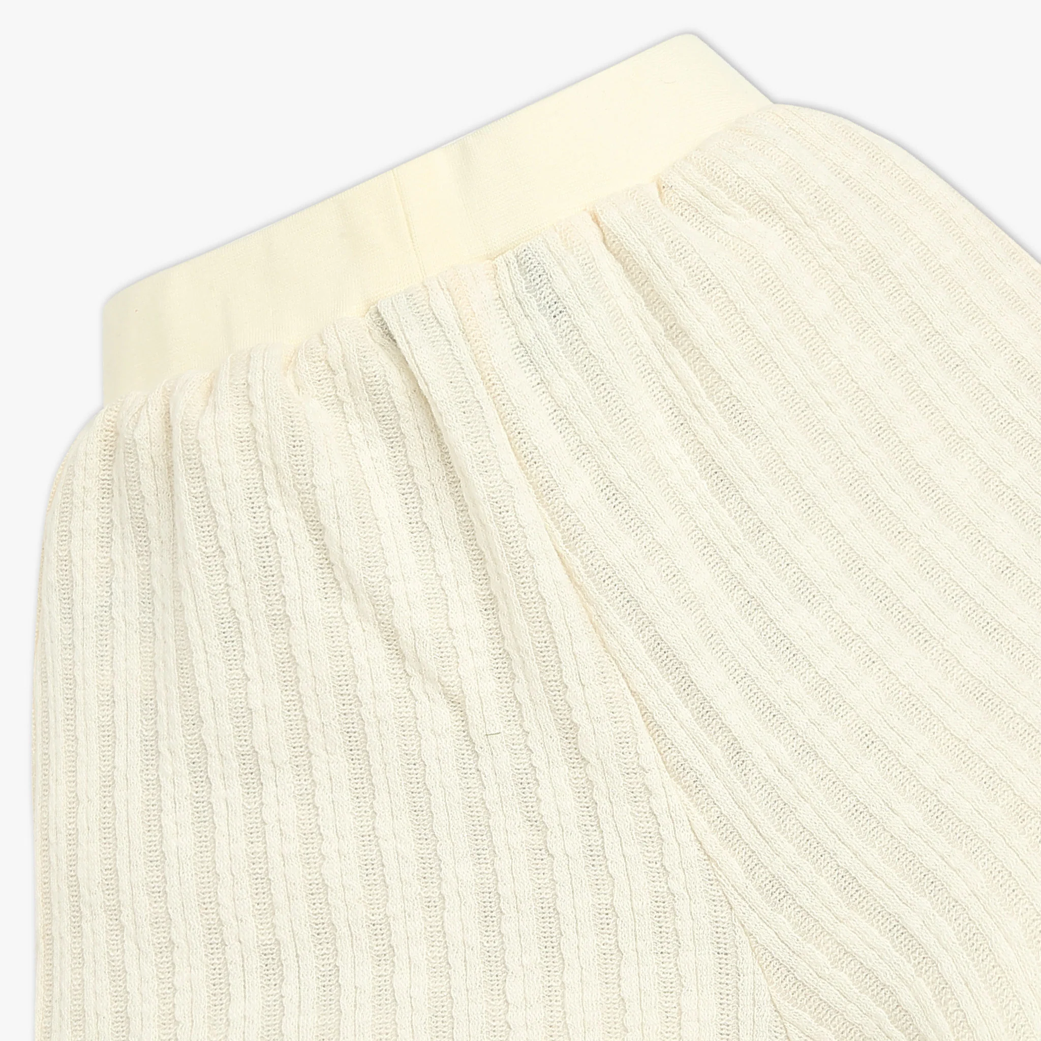 Girls Solid Structured Short Length Shorts - Image 3