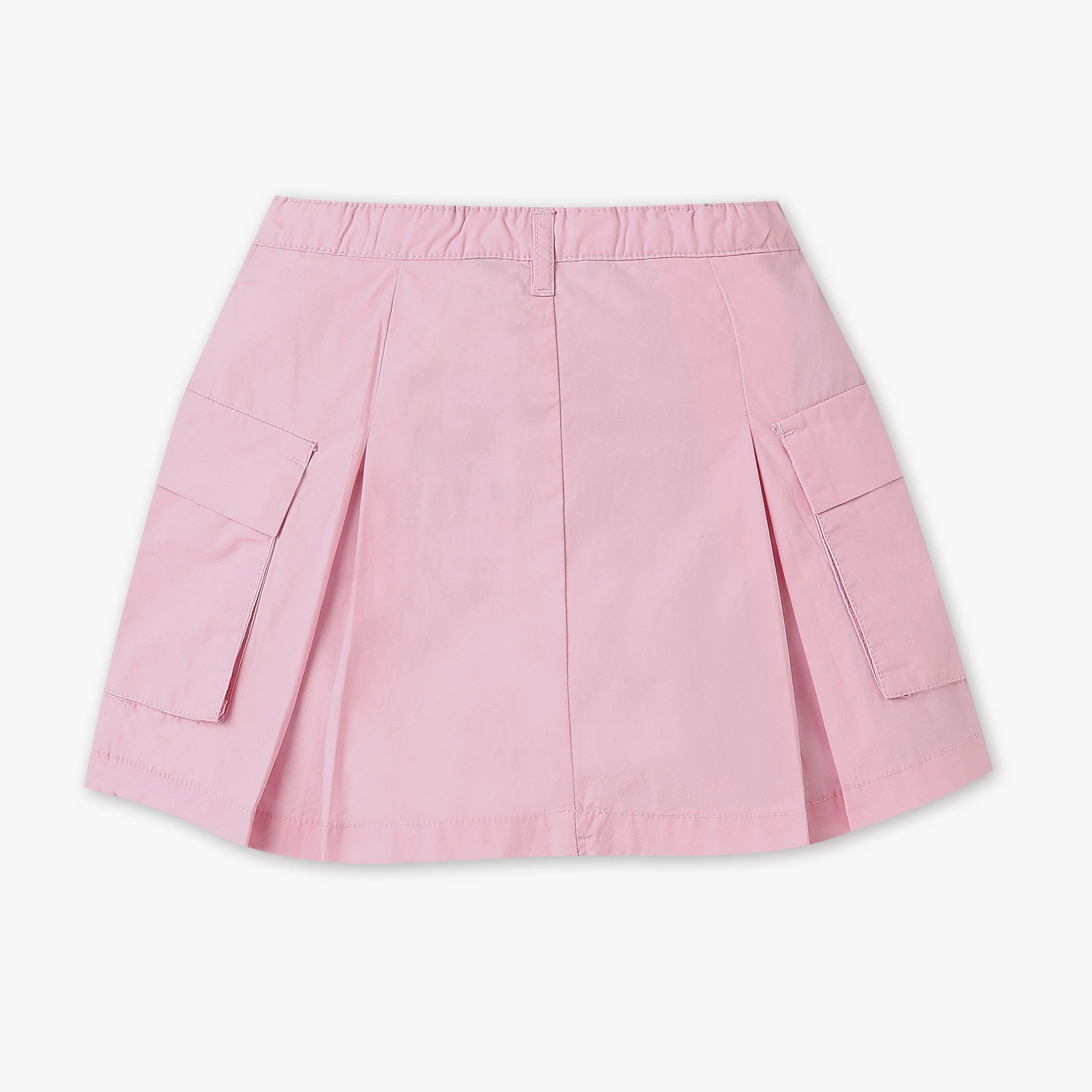 Girls Cotton Solid Skirt - Image 5